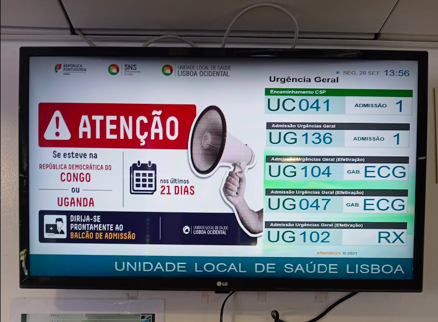 Alerta para Ébola chega aos hospitais portugueses devido a surto na República Democrática do Congo e Uganda