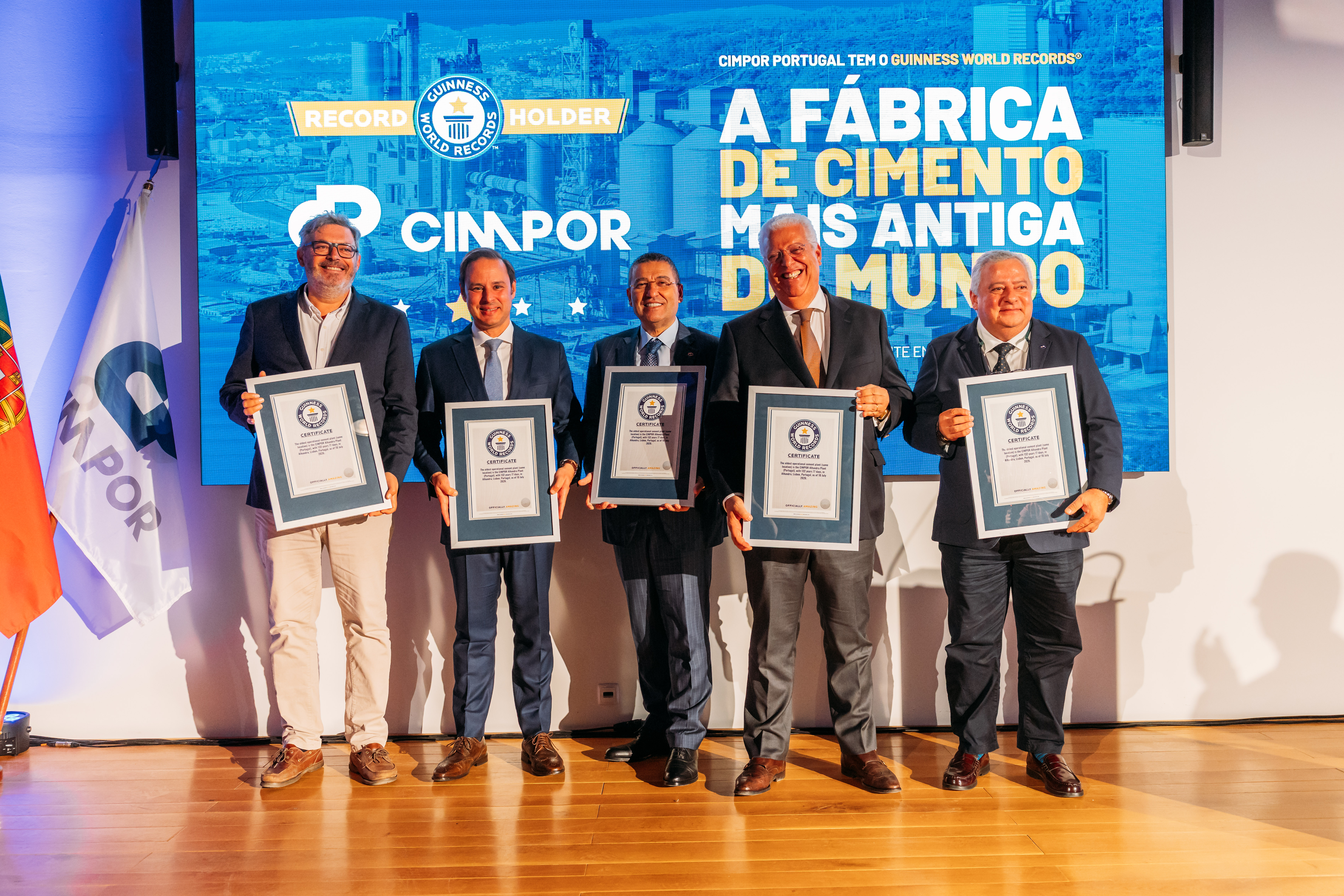 CIMPOR: fábrica de cimento em Alhandra entra para Guinness como a mais antiga do mundo em produção contínua