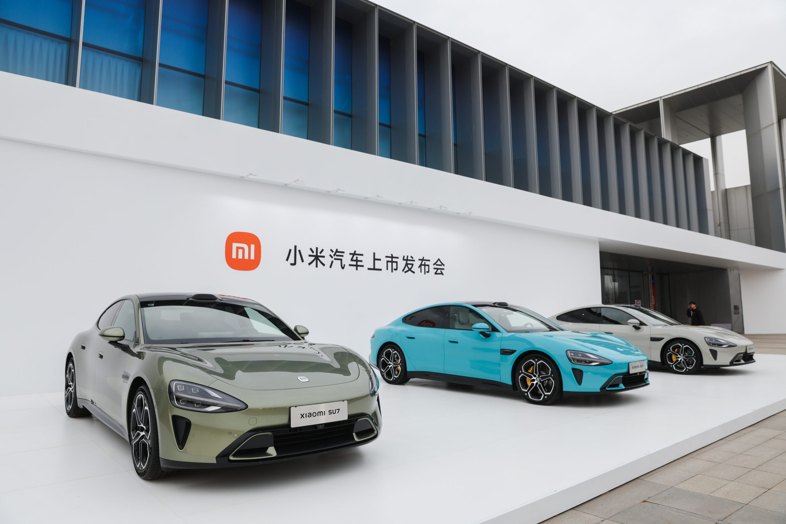 Carros elétricos da Xiaomi mais próximos do mercado europeu