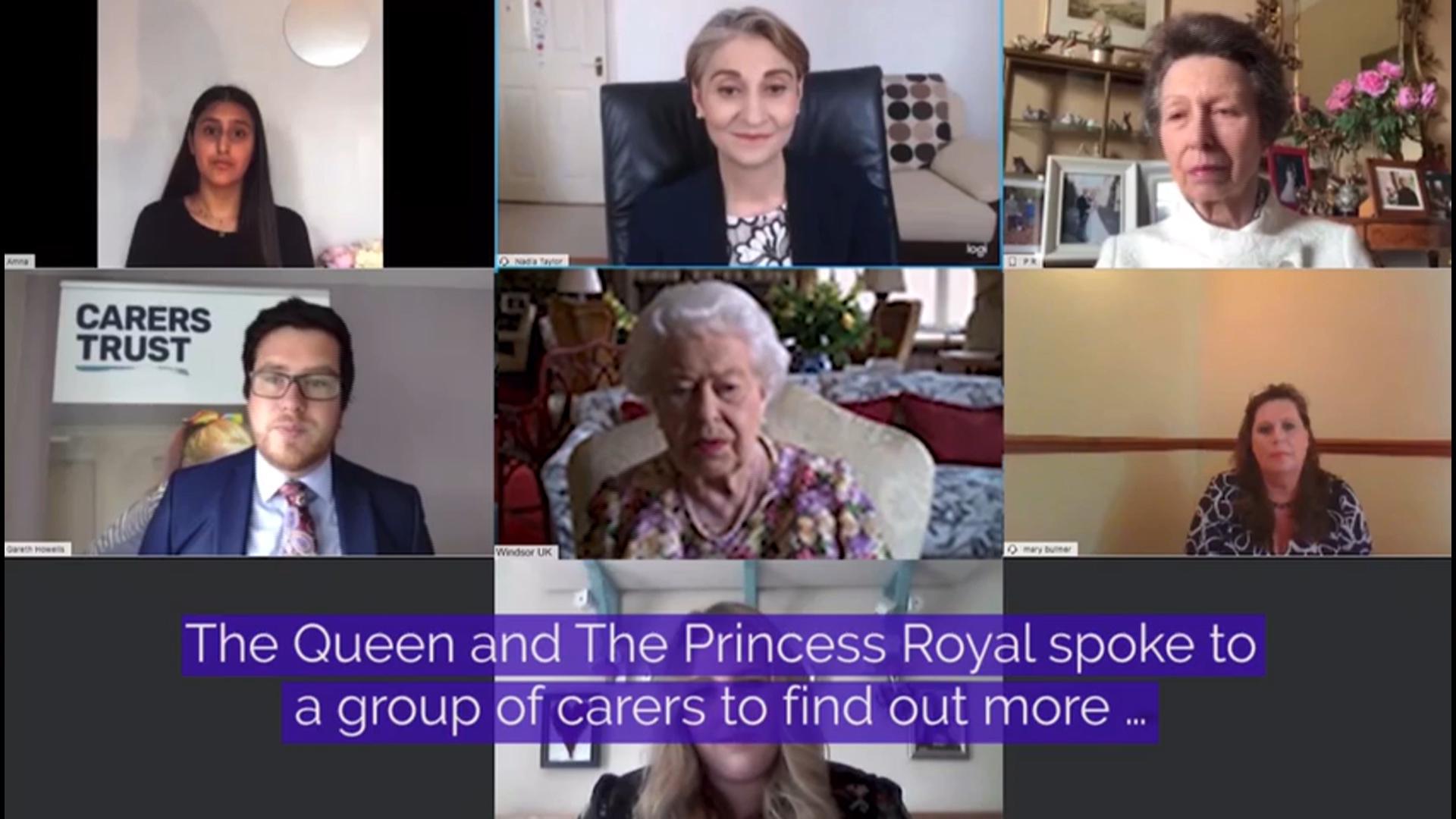 Aos 94 anos, Rainha de Inglaterra participa na sua primeira vídeo-chamada