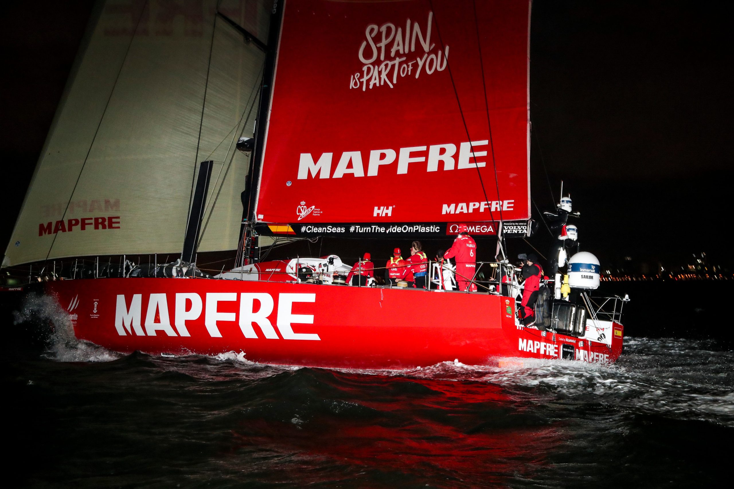 Volvo Ocean Race: O Natal em alto mar com os espanhóis da MAPFRE a levarem o presente da liderança  