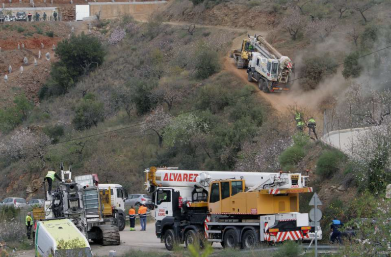 Resgate de Julen: Alcançado objetivo dos 60 metros do poço vertical