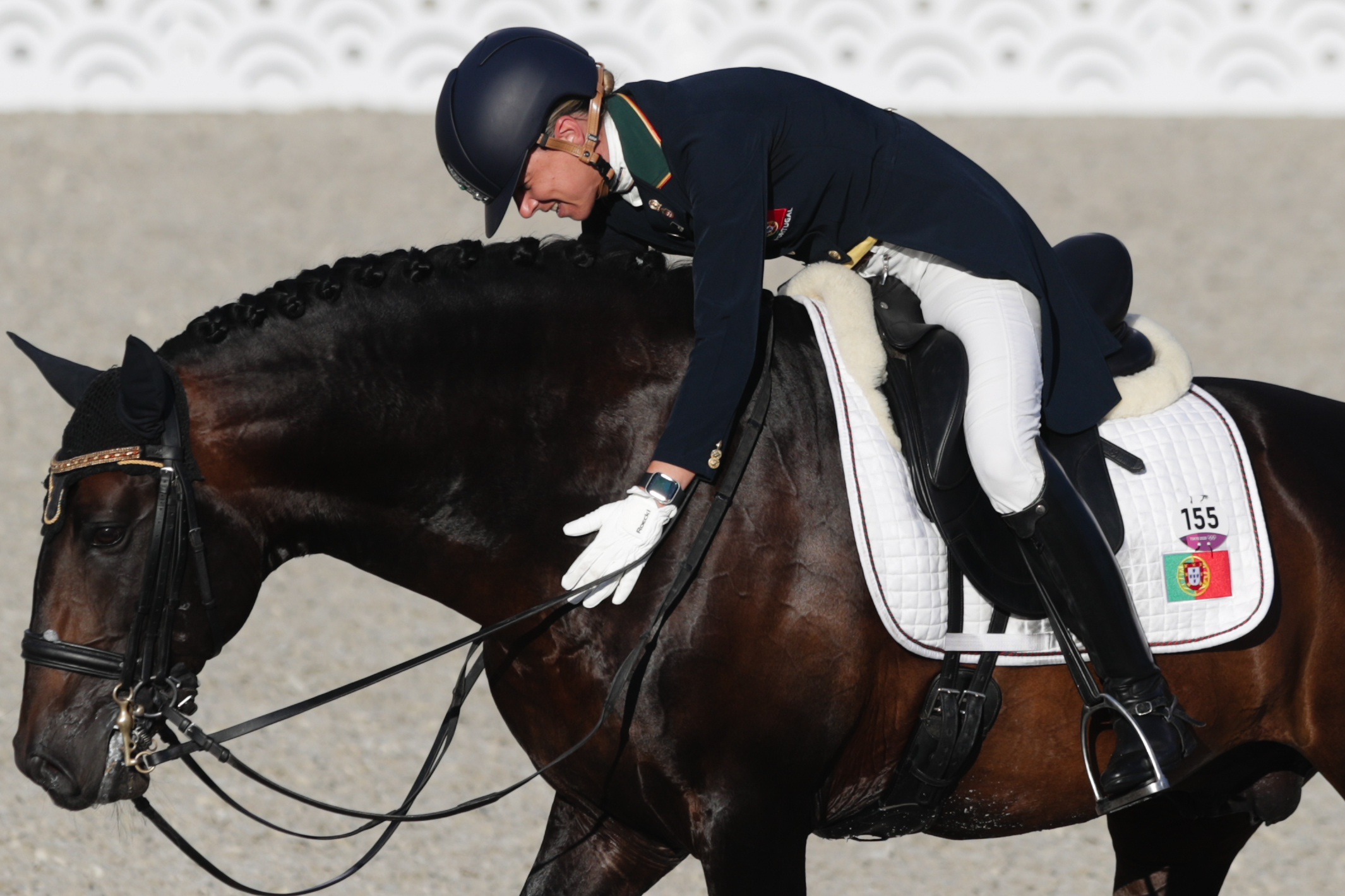 Maria Caetano e cavalo Horizonte vencem Grand Prix Special de dressage no Qatar