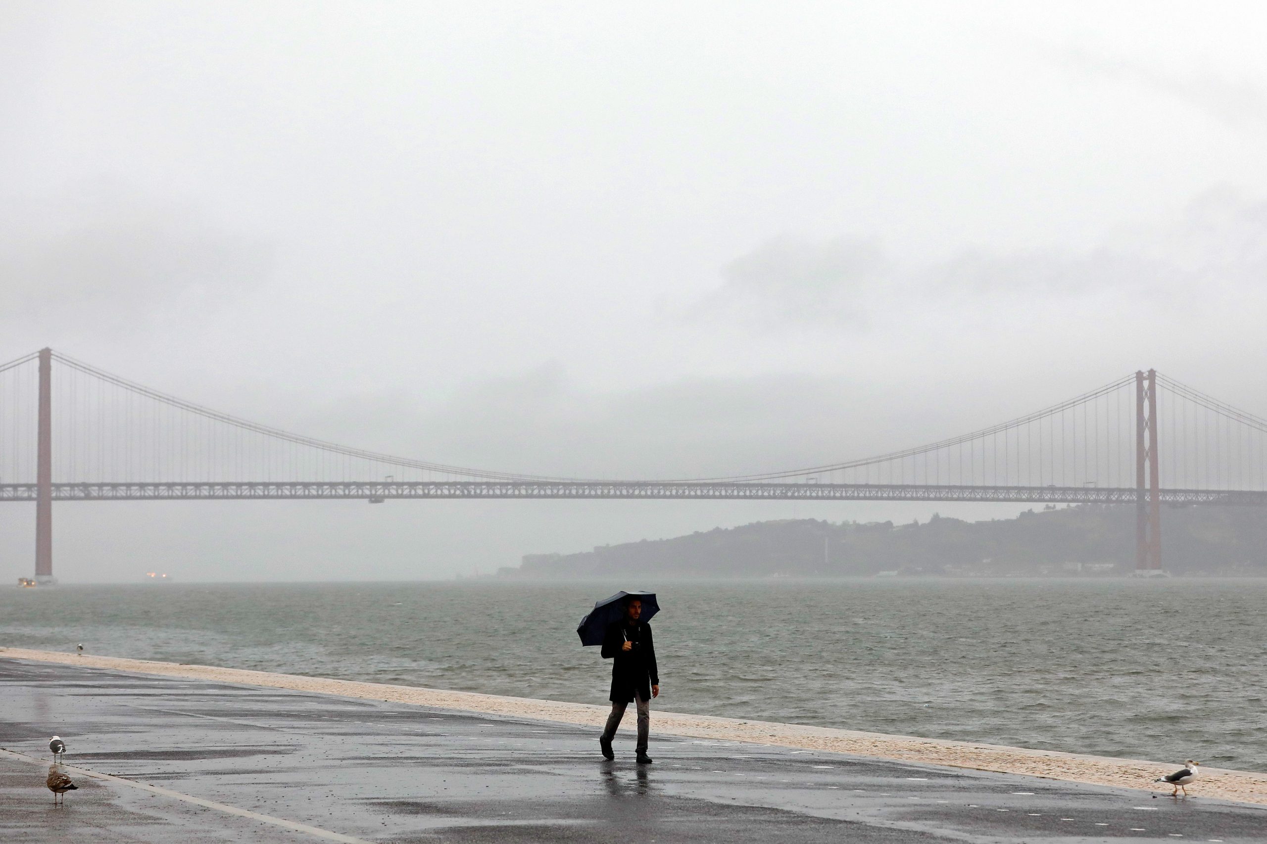 A primavera chegou e há sete distritos do continente sob aviso amarelo devido à chuva