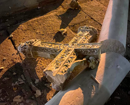 Cruzeiro classificado como monumento nacional destruído em Guimarães. Vandalismo ou acidente?