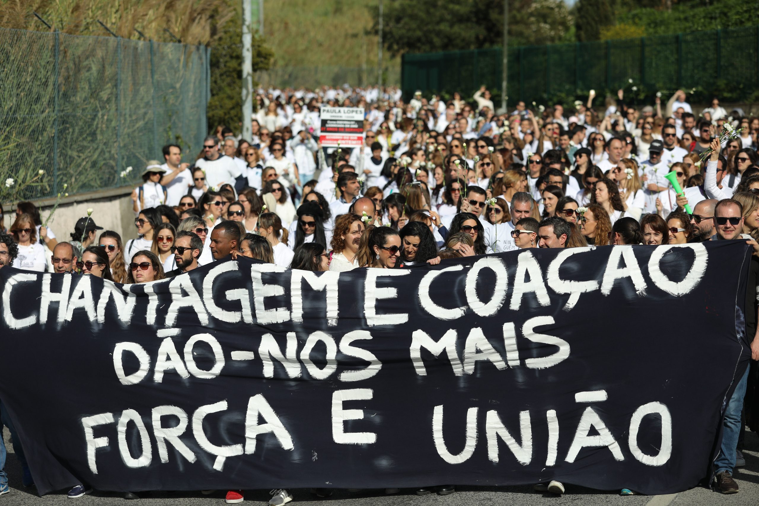 Vários milhares de enfermeiros mostraram em Lisboa “a união” da classe