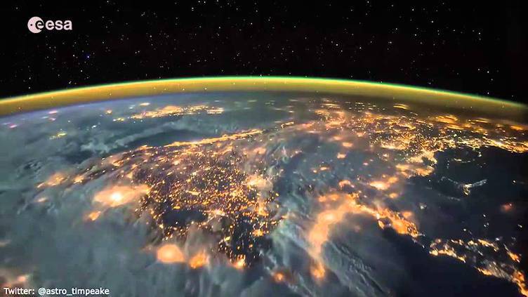Relâmpagos vistos do espaço: mais uma prenda dos astronautas da ISS