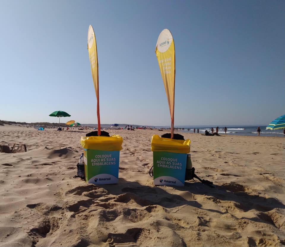 165 toneladas de resíduos retirados das praias de Almada, Sesimbra e Setúbal