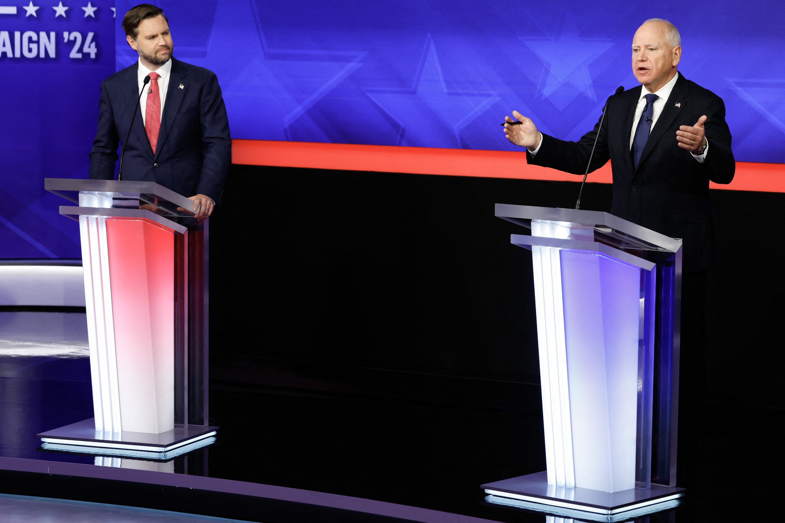EUA: candidatos a vice Walz e Vance enfrentaram-se, mas quem dominou o debate foi Trump