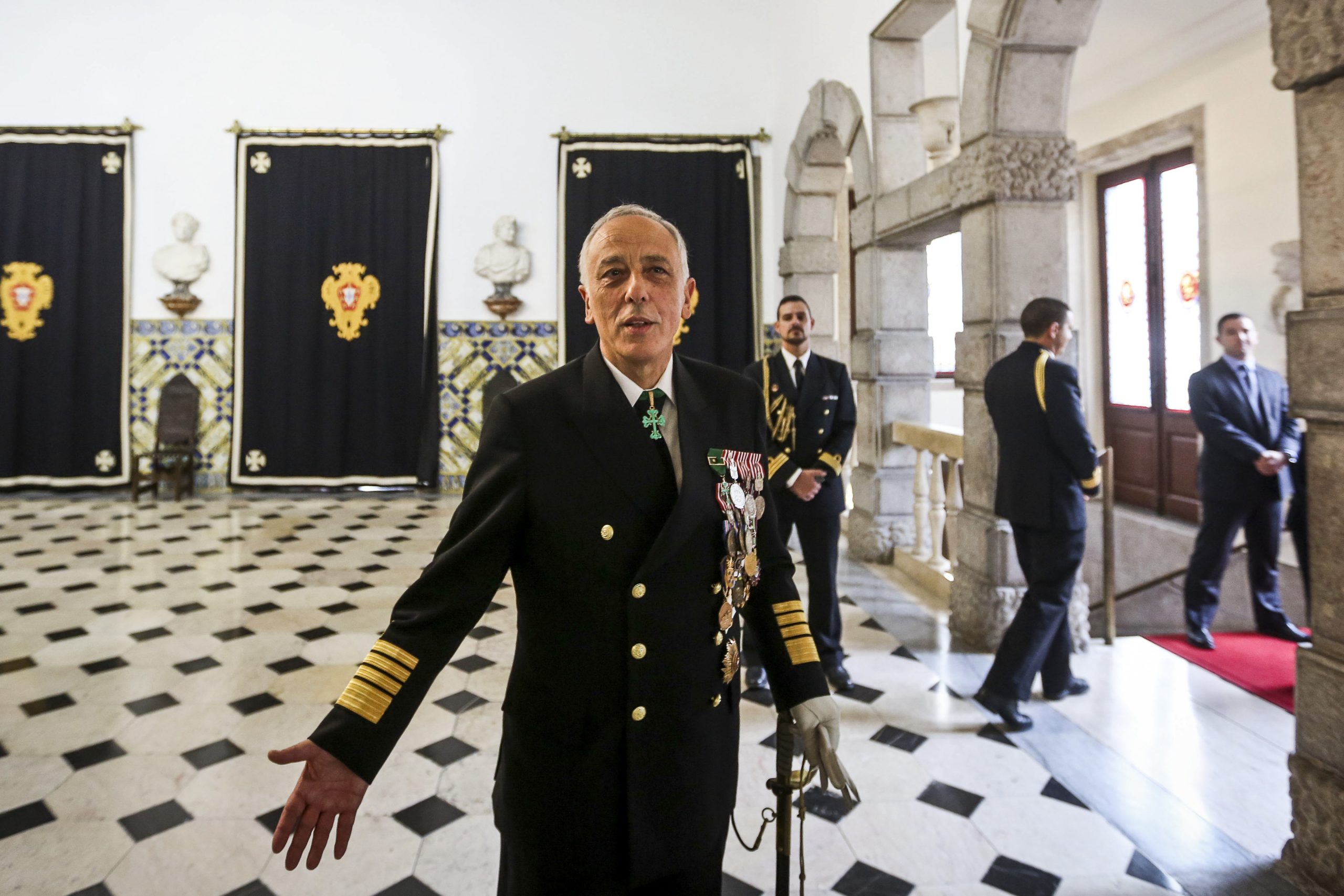 Marcelo deu posse a almirante Silva Ribeiro como Chefe das Forças Armadas