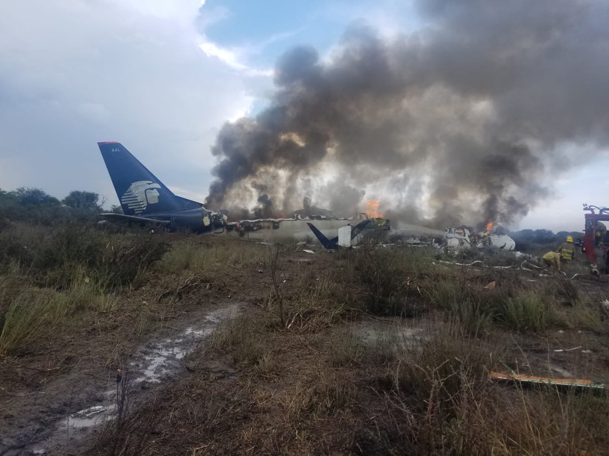 Embraer lamenta acidente com avião da Aeroméxico e oferece ajuda às autoridades mexicanas