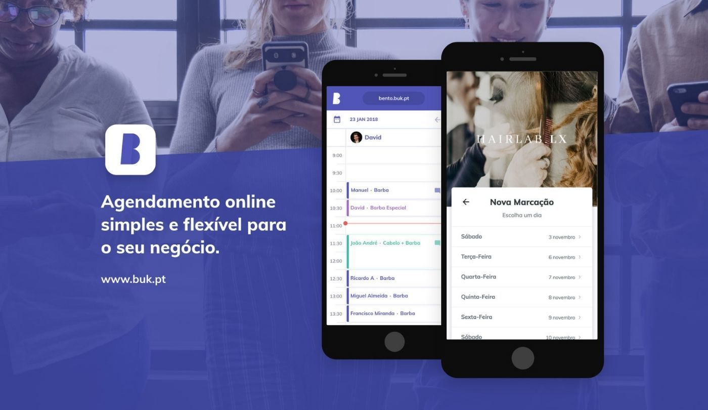 BUK, a plataforma online que ajuda os pequenos negócios a fazer marcações sem papel e caneta
