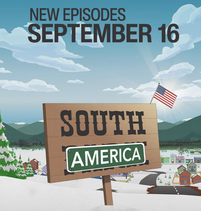 “South America”: South Park satiriza Trump e muda de nome