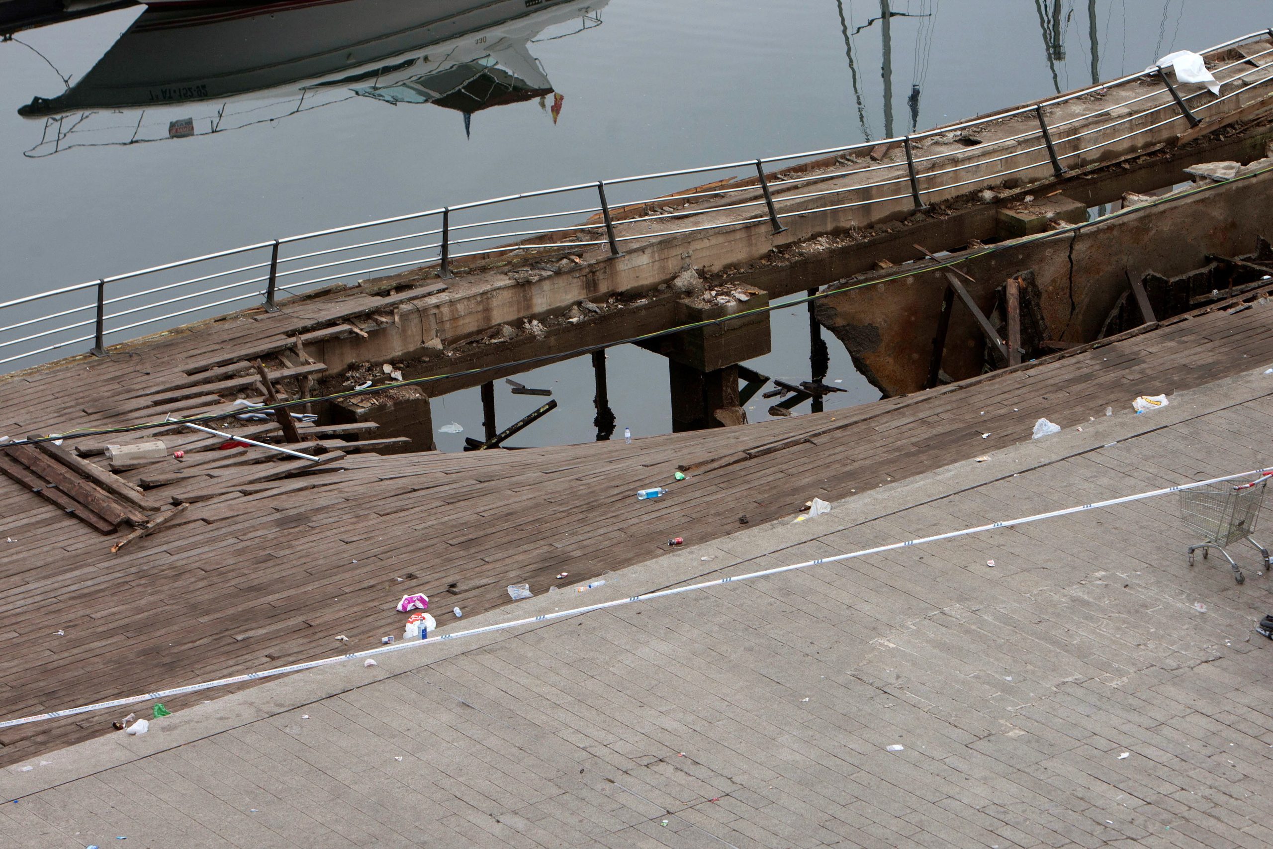 Queda de plataforma num festival em Vigo teve origem em falha estrutural