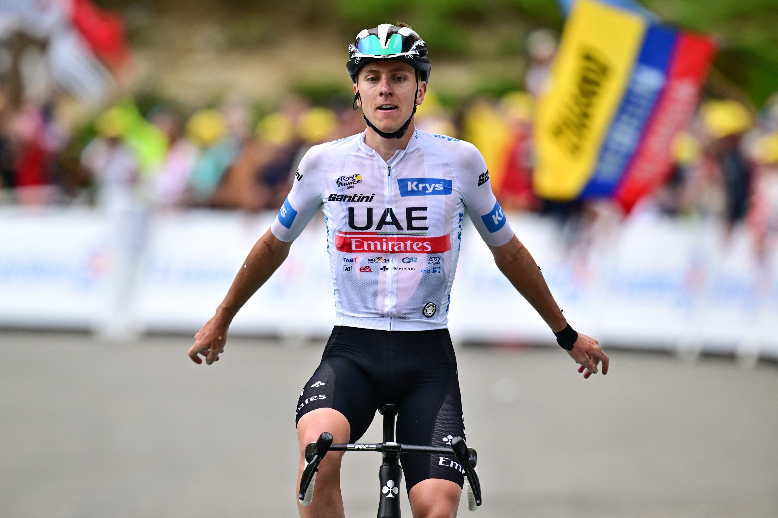 Tour de França: Woods vence no alto do Puy de Dôme e Pogacar reduz diferença para Vingegaard