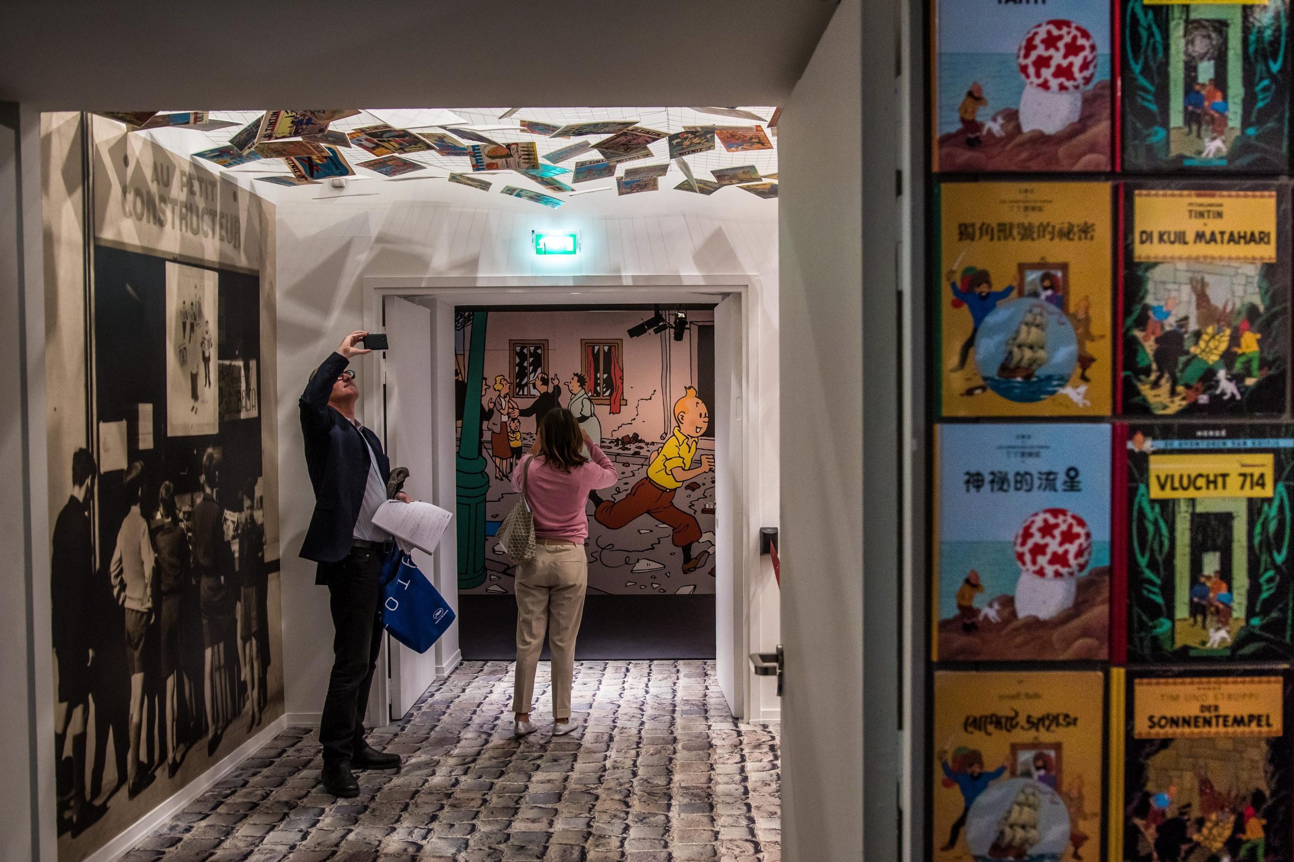 Prancha original de Tintin vendida 1,55 milhões de euros