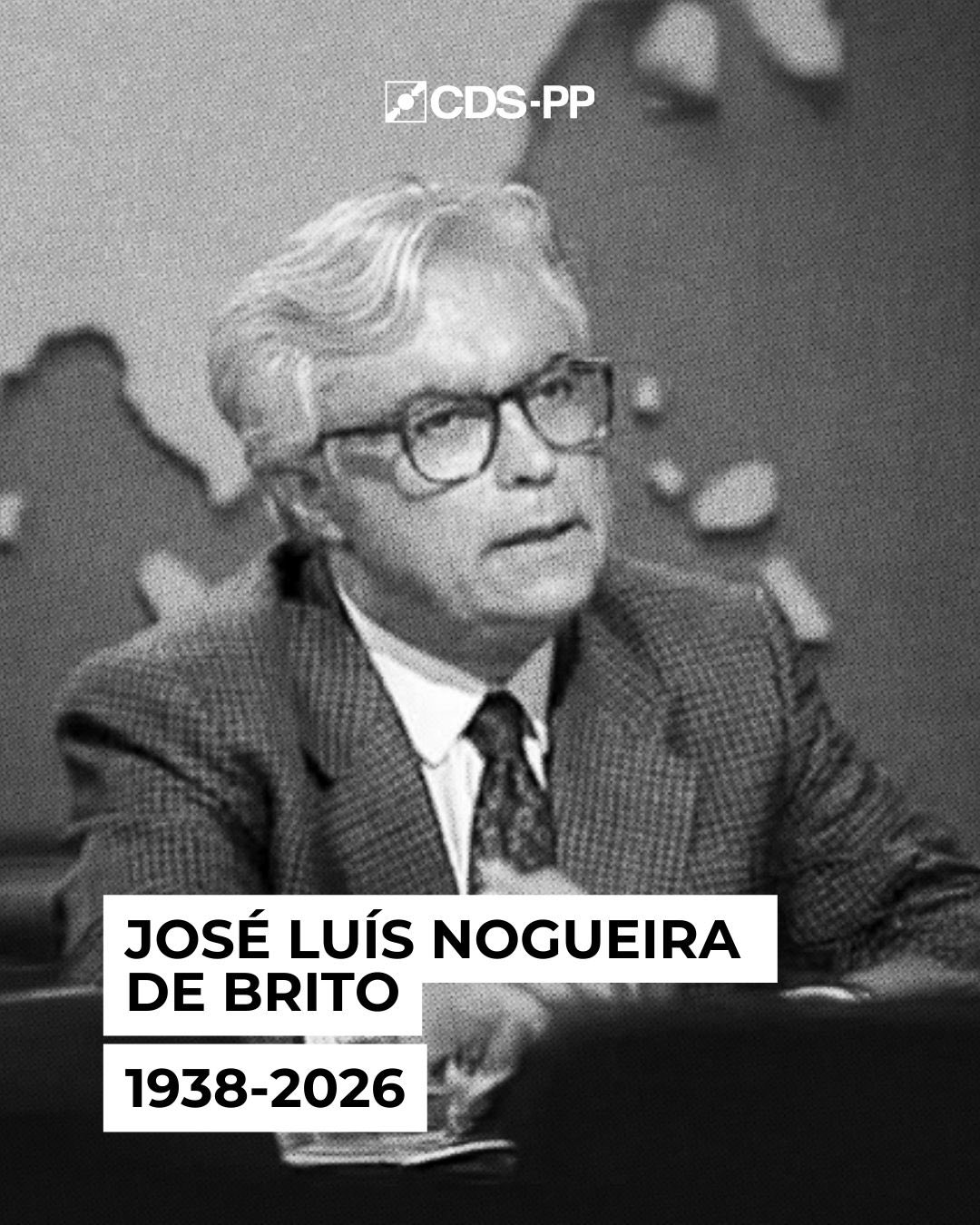 Morreu José Luís Nogueira de Brito, histórico dirigente do CDS, aos 88 anos