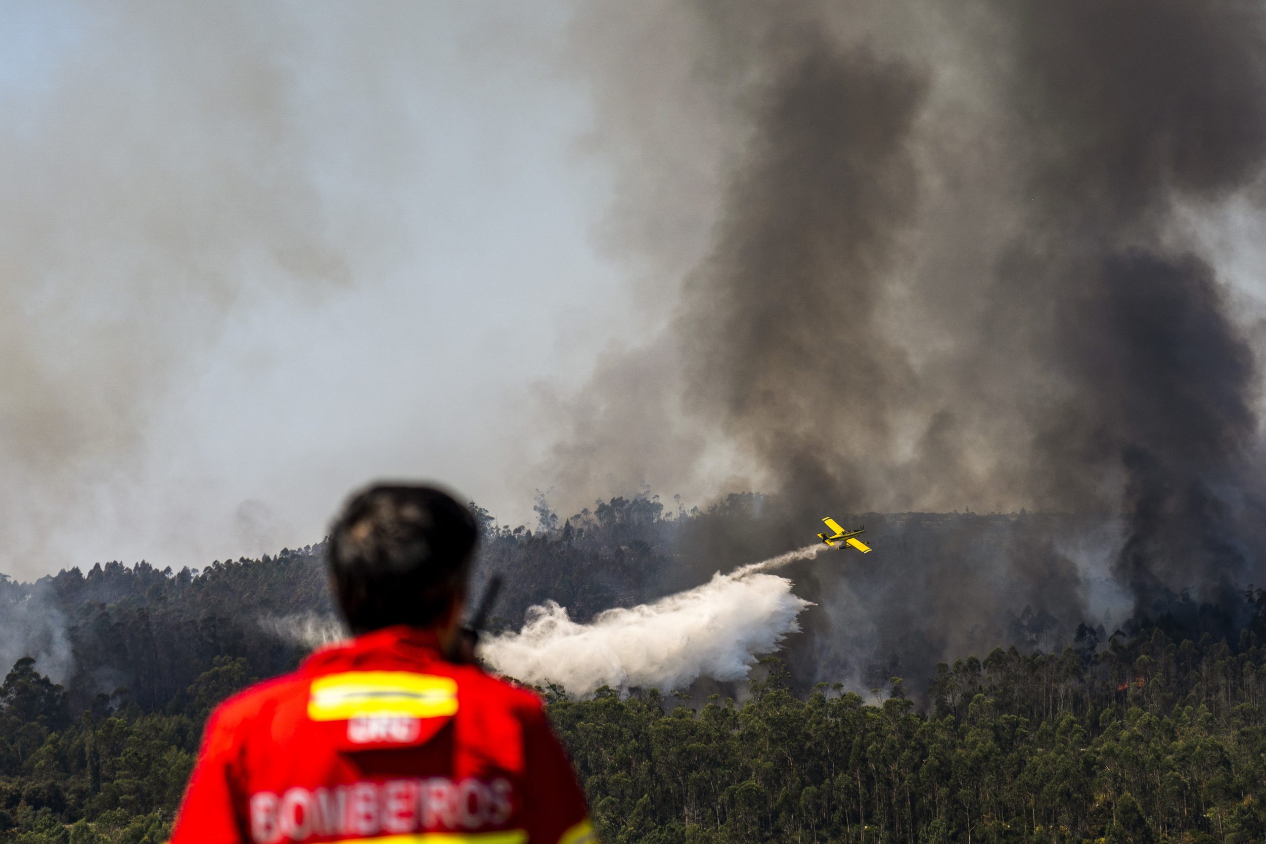 Incêndios: Fogo em Porto de Mós já consumiu cerca de mil hectares