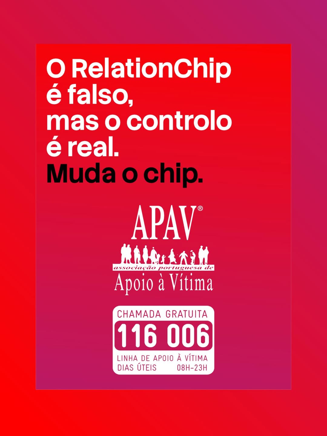 “Dois chips, um namoro, zero segredos”. Relationchip é campanha da APAV sobre violência no namoro