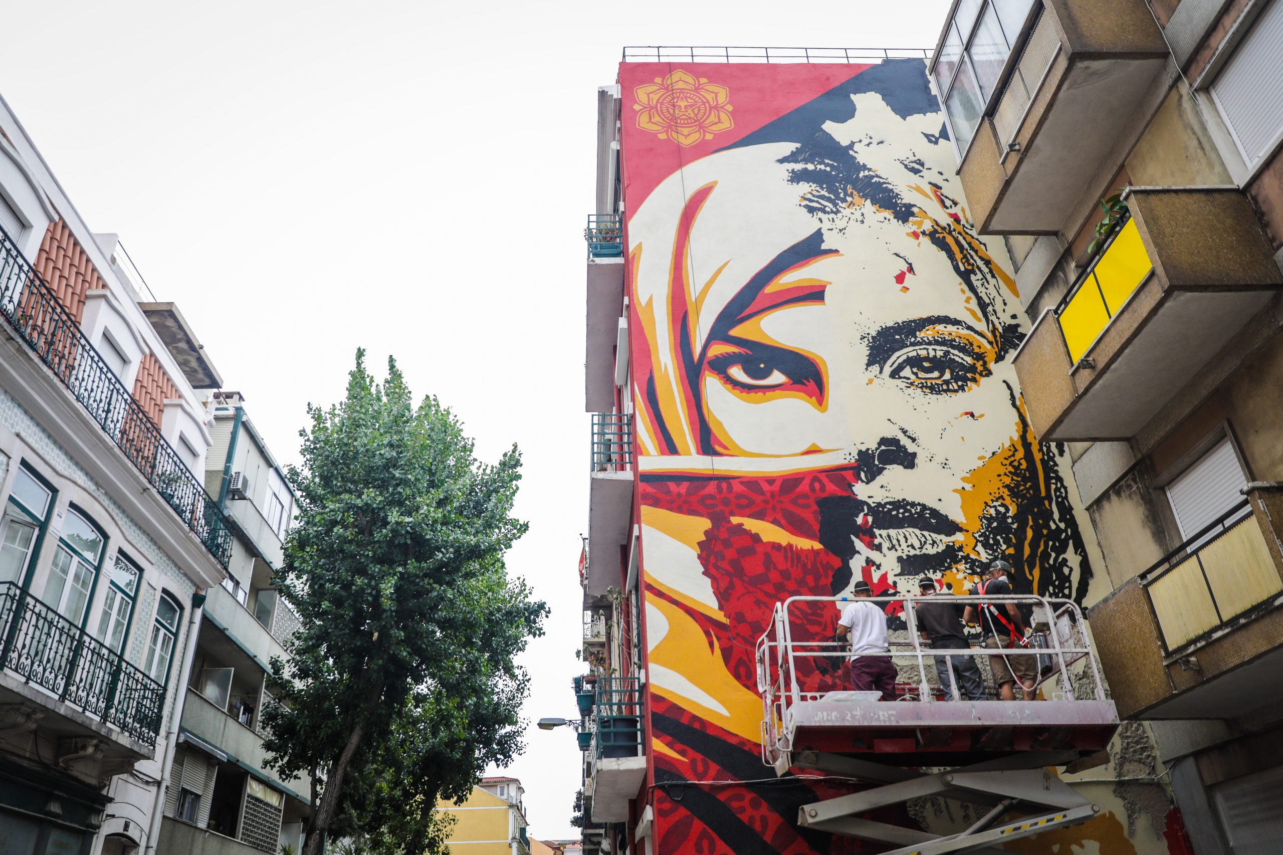 Lisboa ganha dois murais do criador de “Obama Hope” (um deles a meias com Vhils)