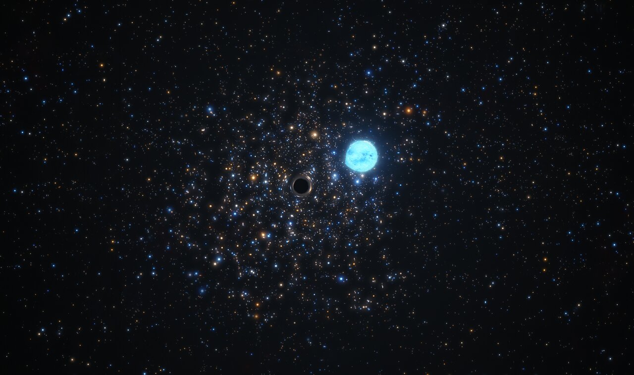 Astrónomos detetam buraco negro fora da Via Láctea a partir de movimento de estrela