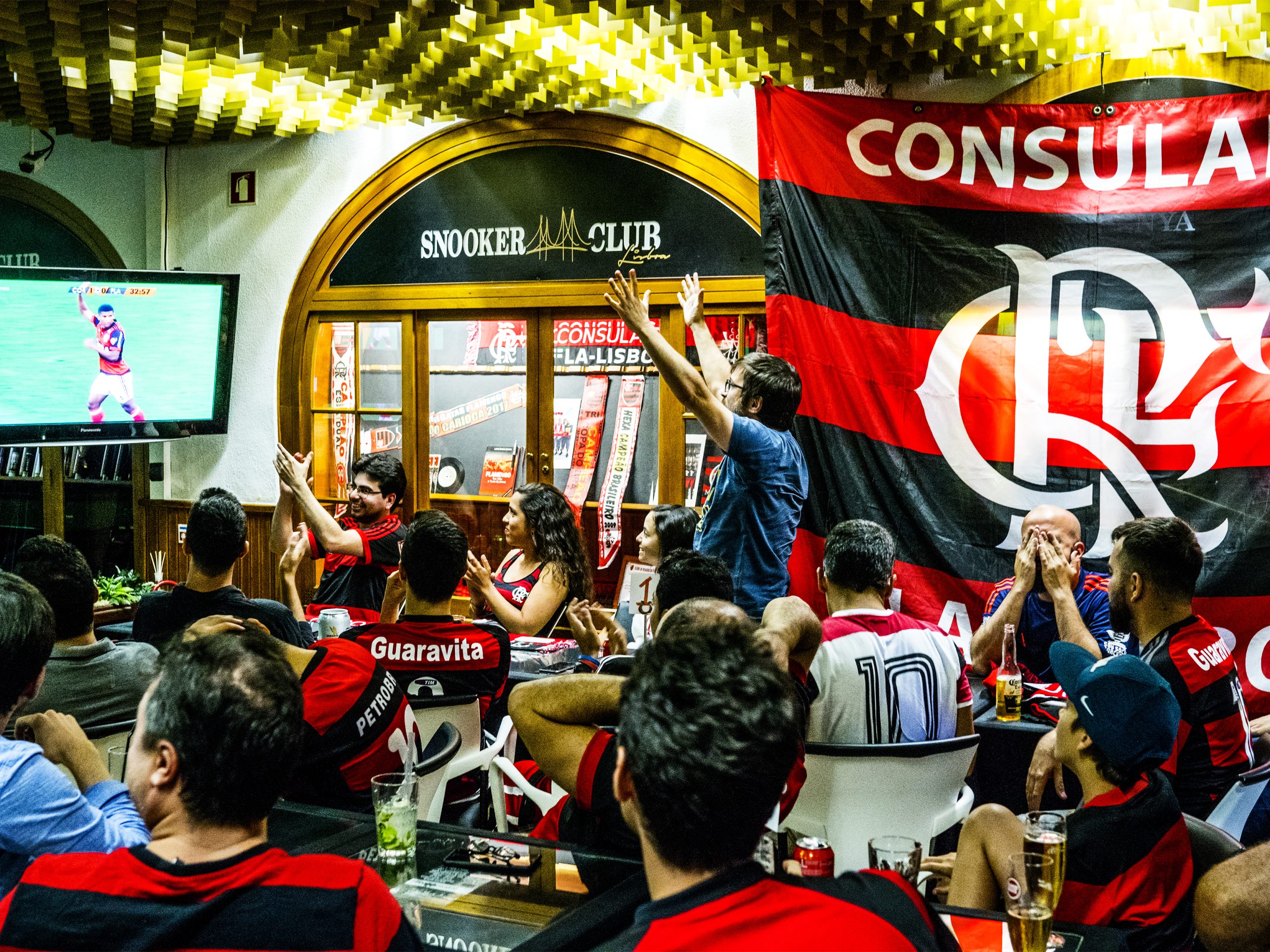 “Uma vez Flamengo, sempre Flamengo”. O Mengão já tem casa em Lisboa