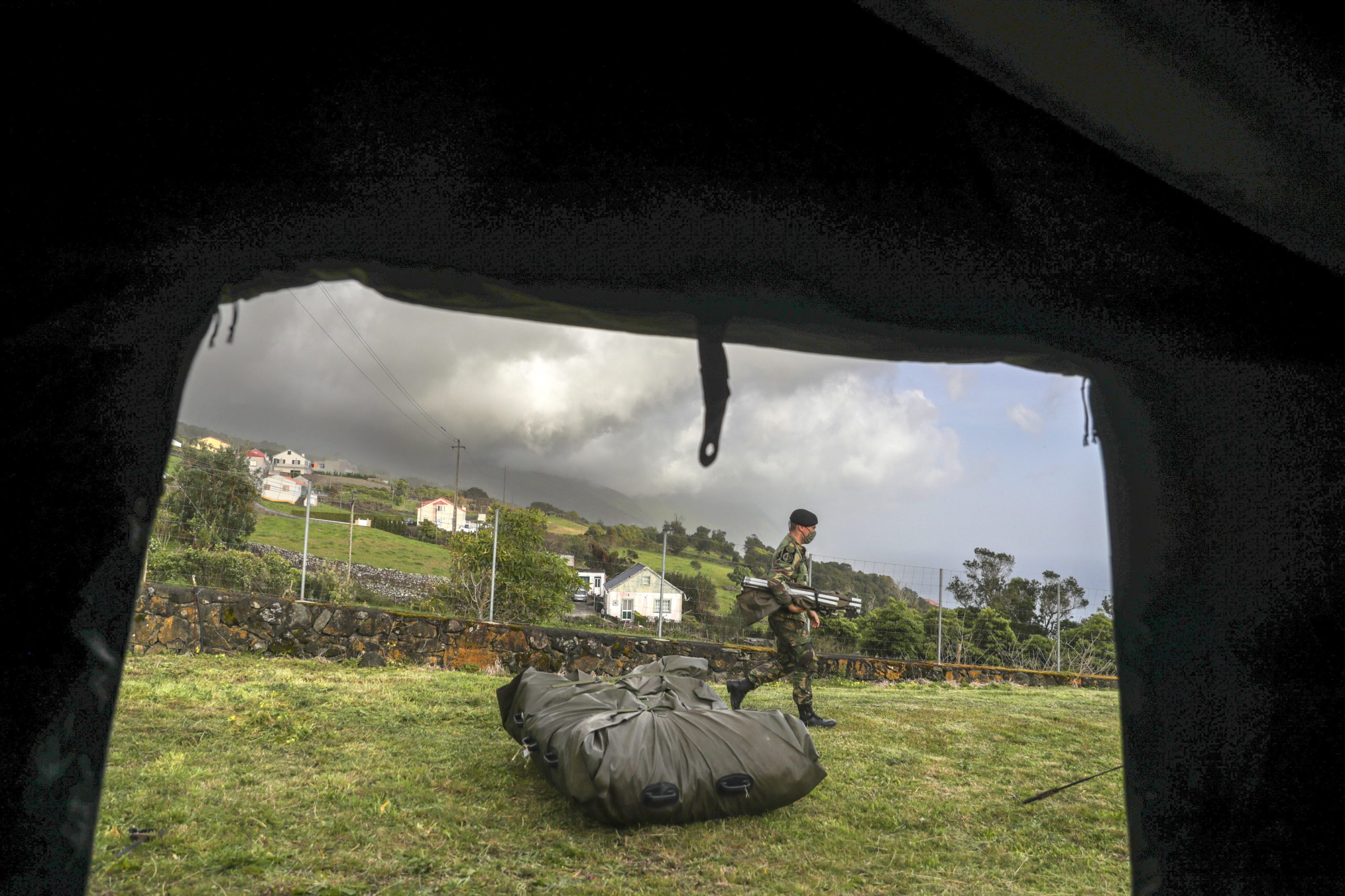 Um reforço de 100 operacionais chegou à ilha de São Jorge para o caso de haver uma catástrofe