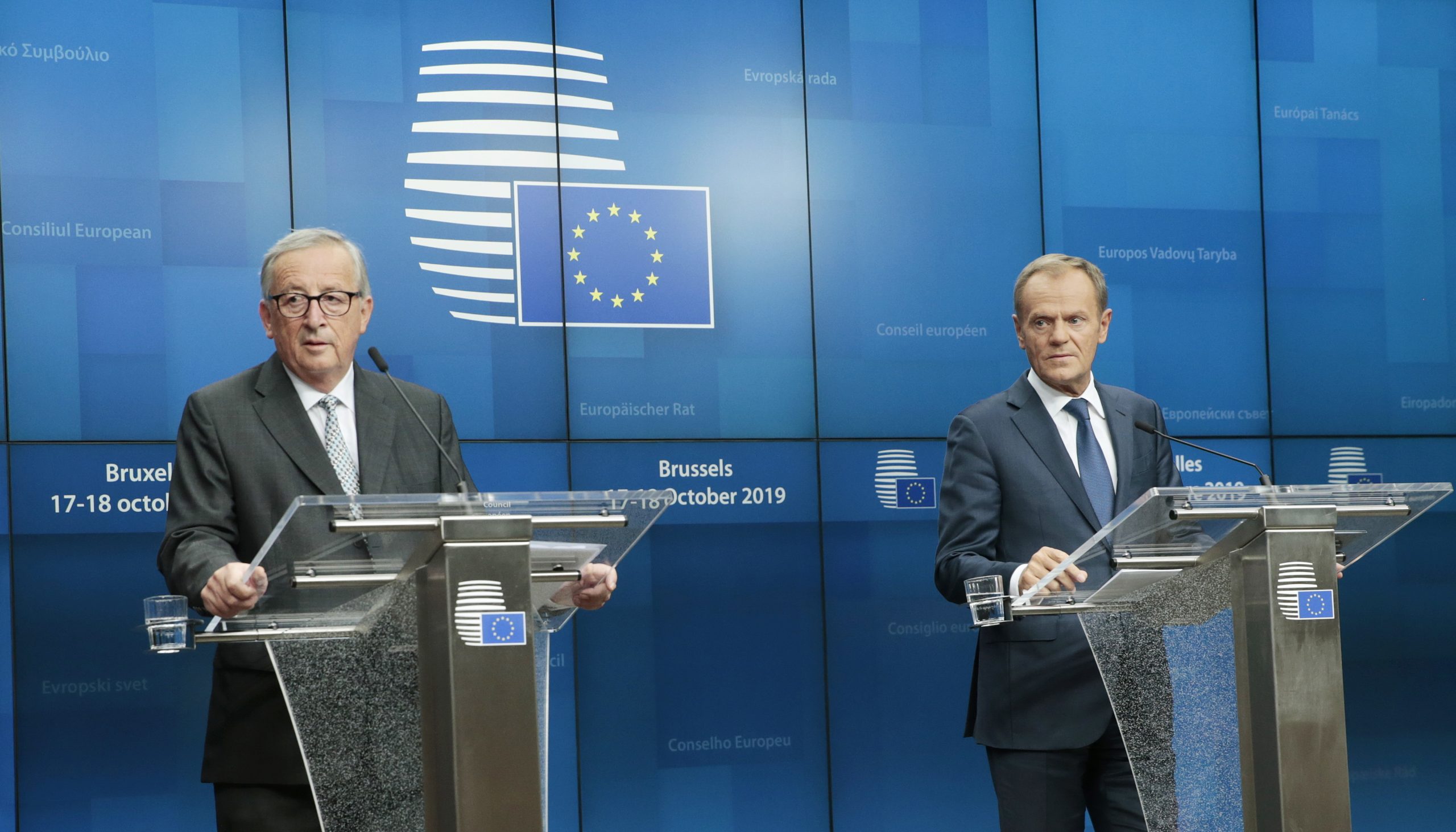 Brexit: Tusk e Juncker dizem que União Europeia nunca será culpada de uma saída sem acordo