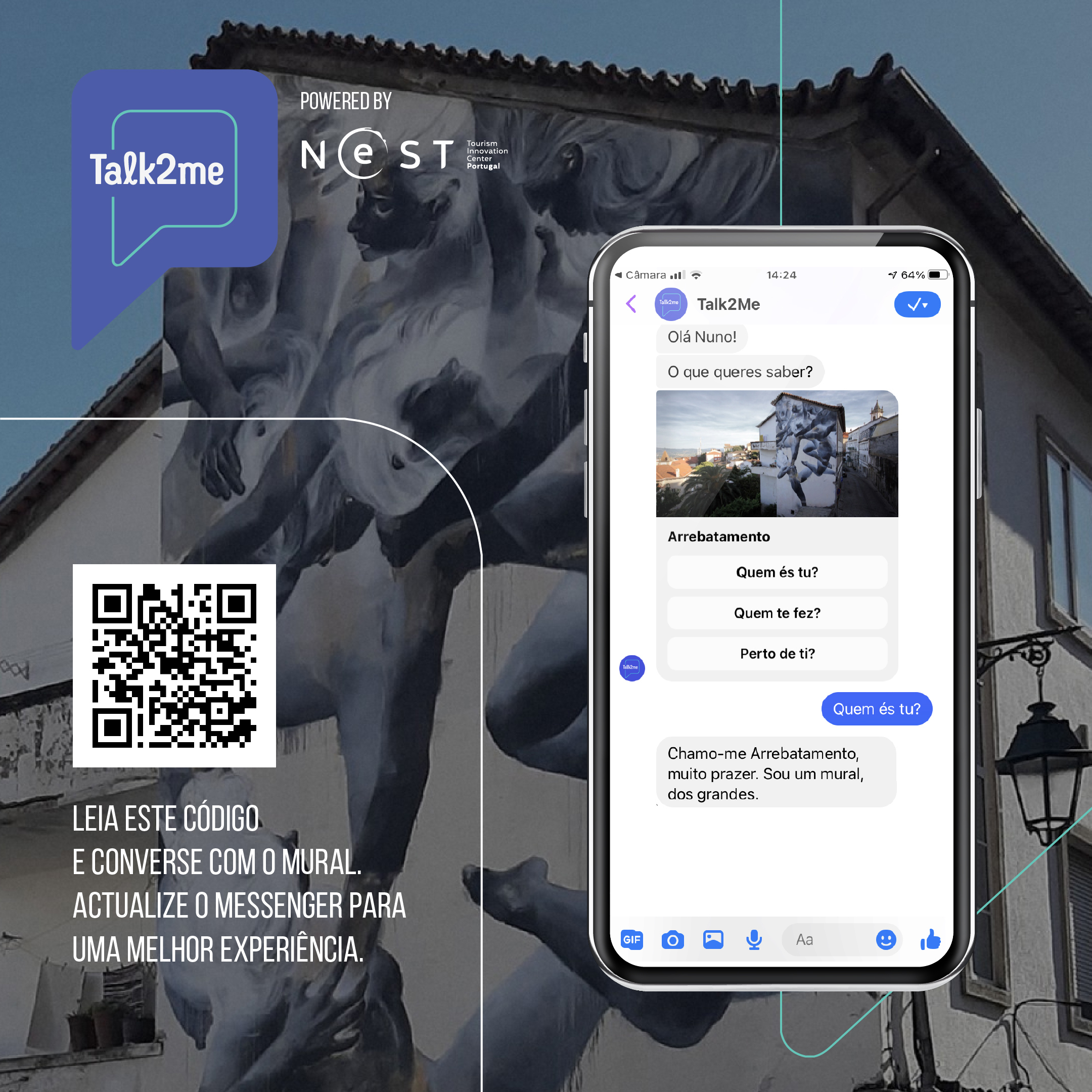 Talk2ME . Na Covilhã, falar com as paredes ganhou todo um novo significado
