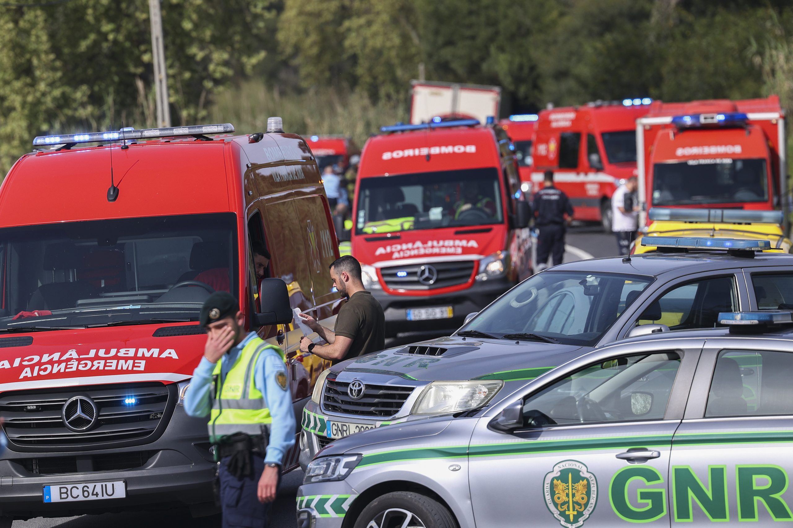 EN14 reaberta após acidente na Maia que deixou dois mortos