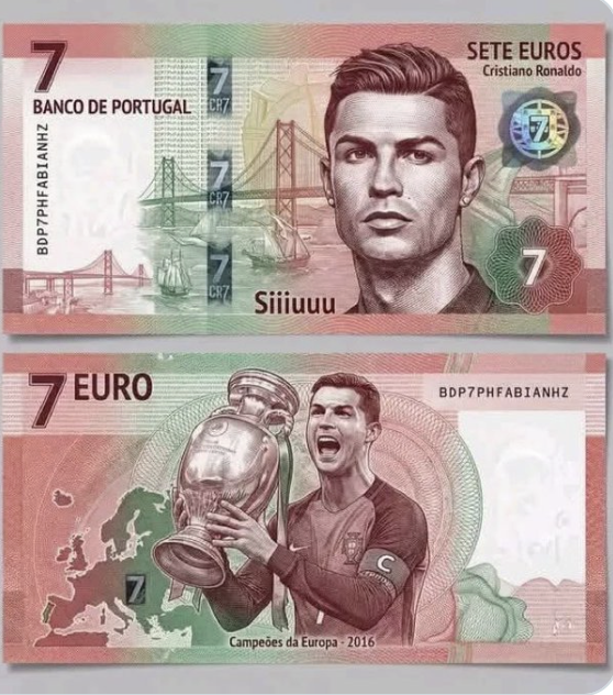 Notas do Cristiano Ronaldo? É mentira