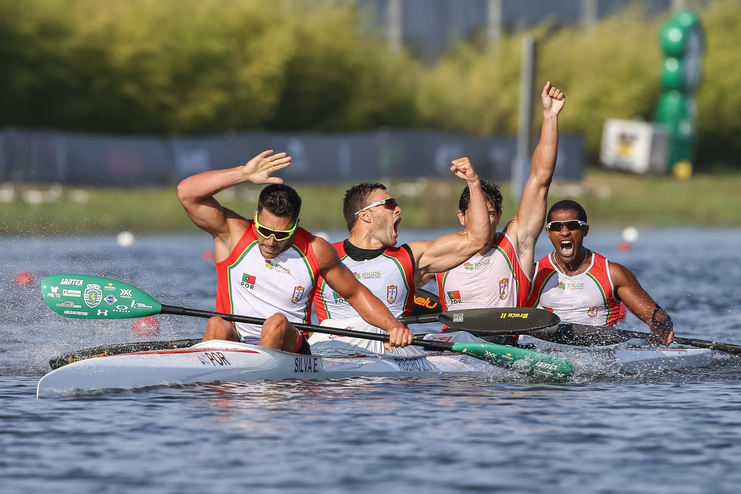 K4 500 masculino nono classificado na final dos Mundiais de canoagem