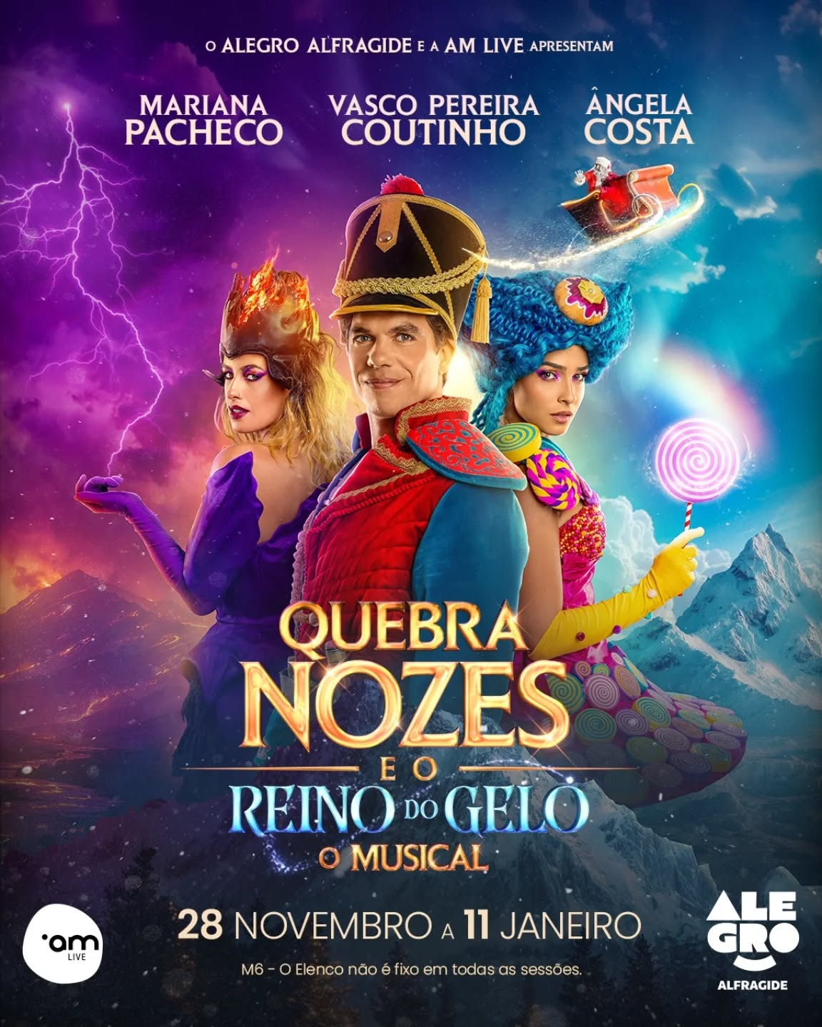 “Quebra-Nozes e o Reino do Gelo”: o novo musical de Natal com Vasco Pereira Coutinho chega ao Alegro Alfragide