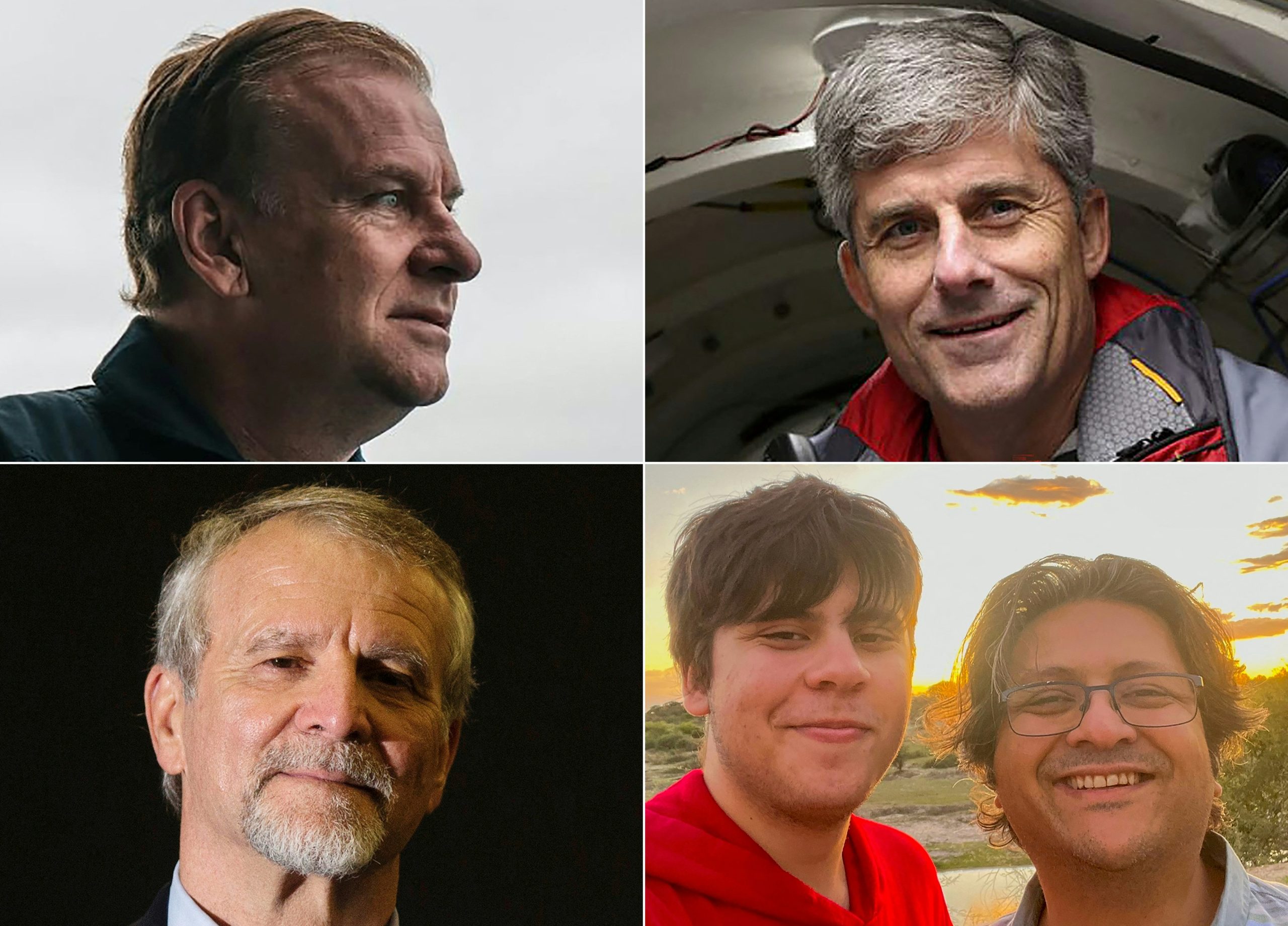 Quem eram os cinco tripulantes do submarino Titan?