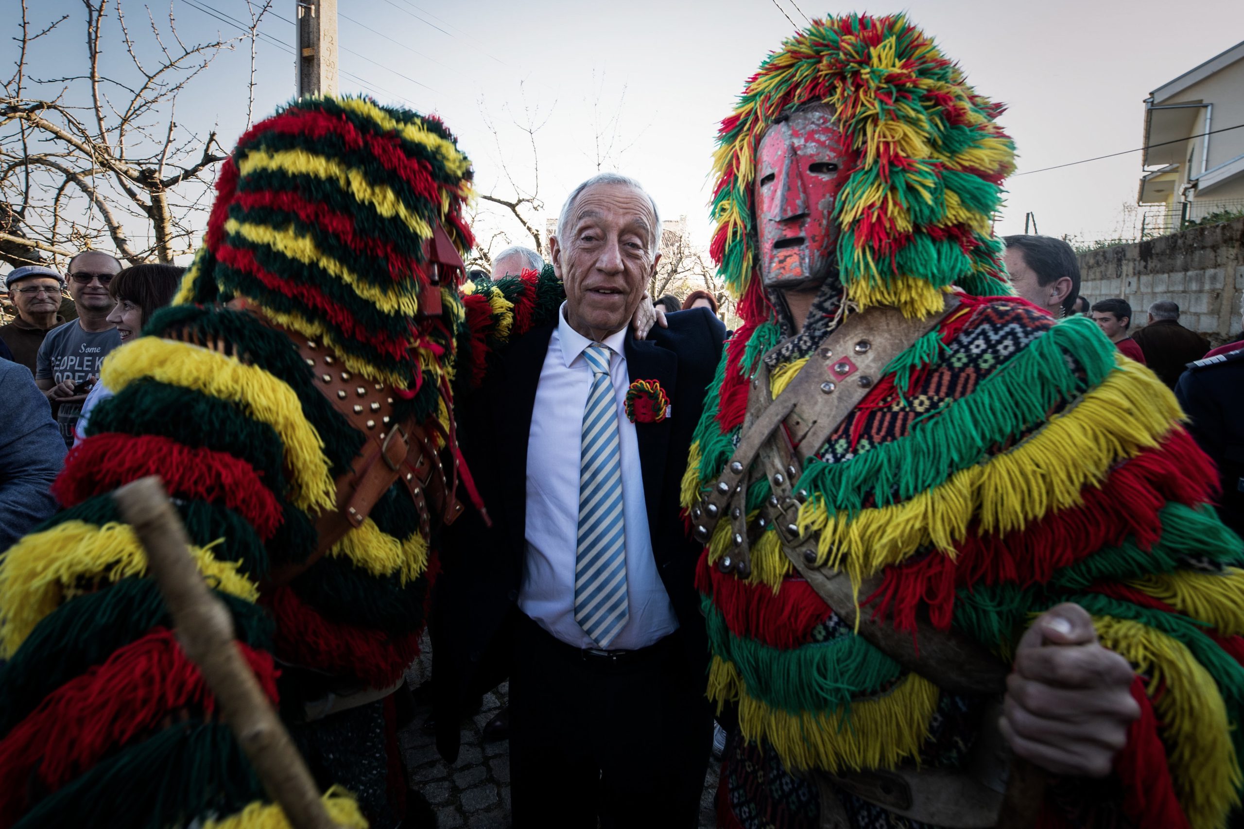 Presidente da República realçou o que Portugal tem de melhor entre os Caretos de Podence