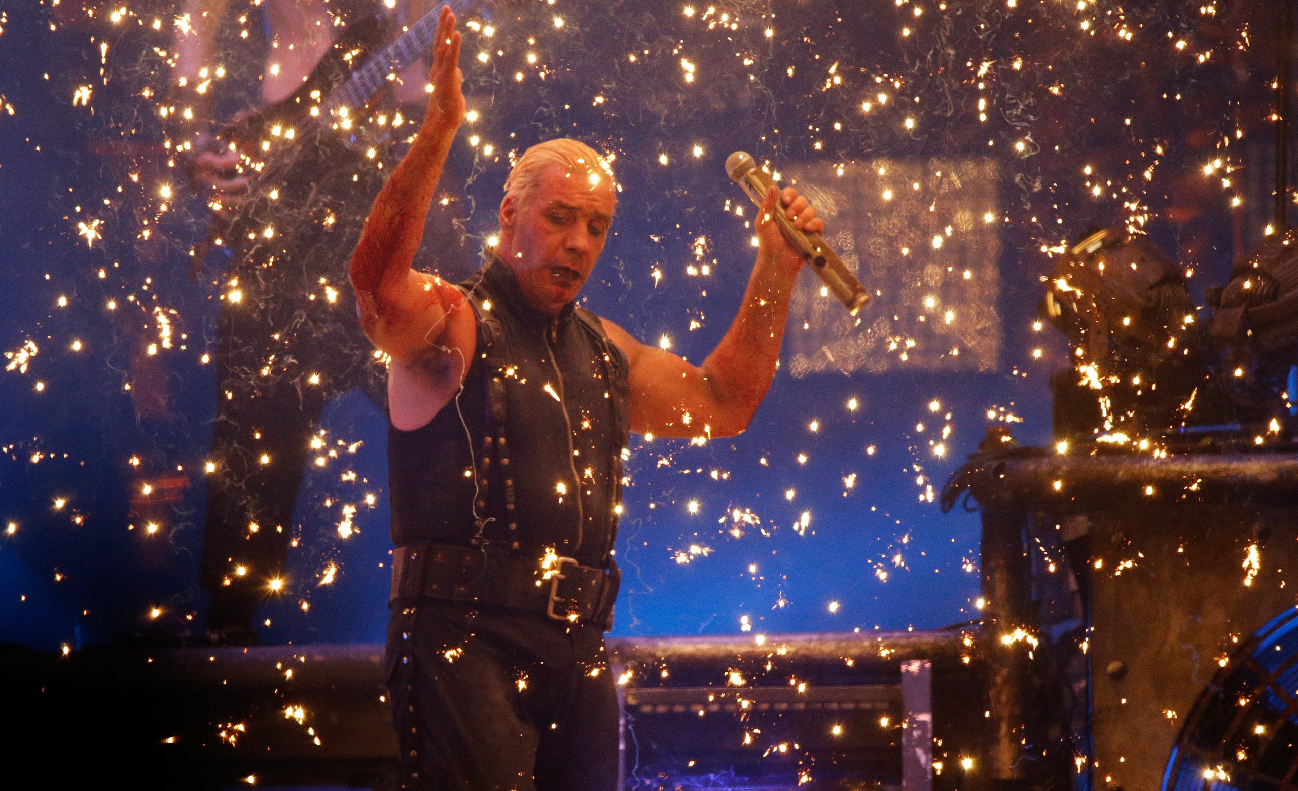 Banda alemã Rammstein atua no Estádio da Luz em 2023
