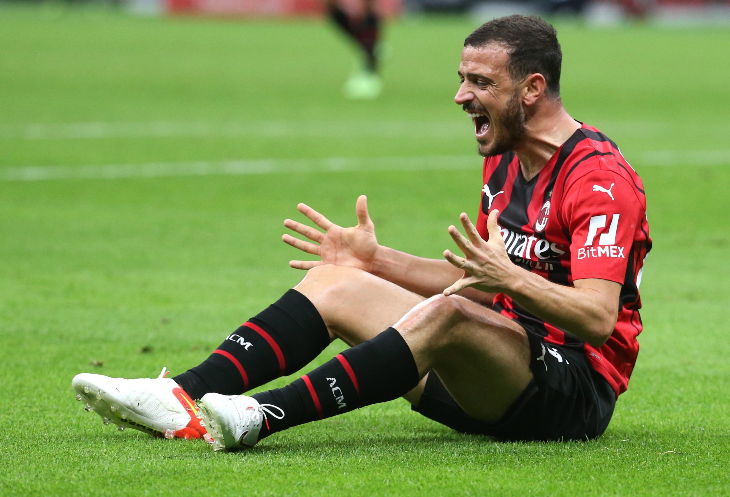 Florenzi desfalca AC Milan durante um mês e falha visita ao FC Porto