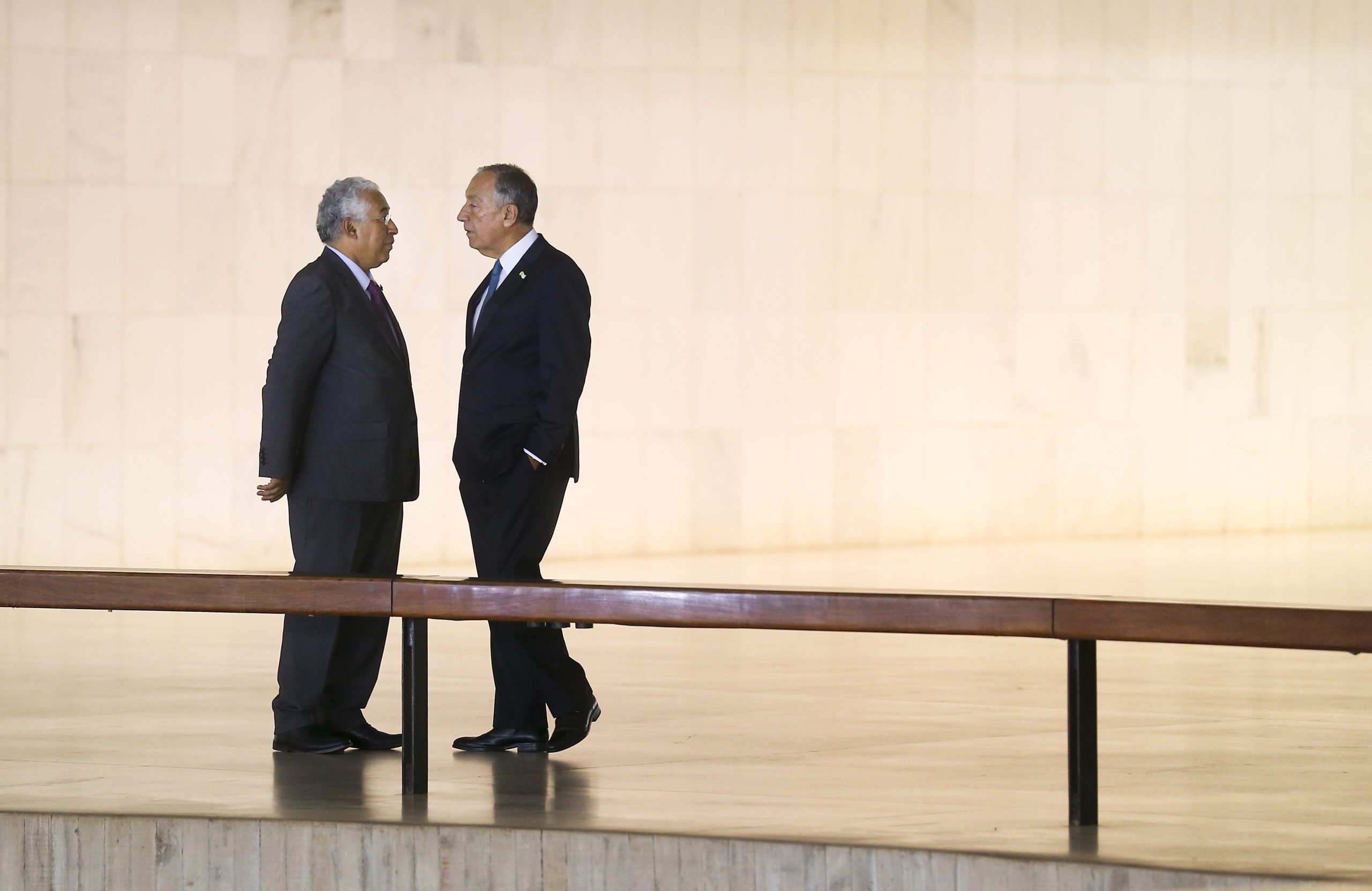Marcelo e Costa juntos no primeiro Dia da Restauração depois da reposição do feriado