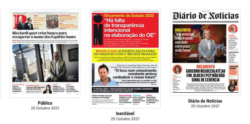 Revista de Imprensa: O Dia D no futuro do Orçamento e do Governo