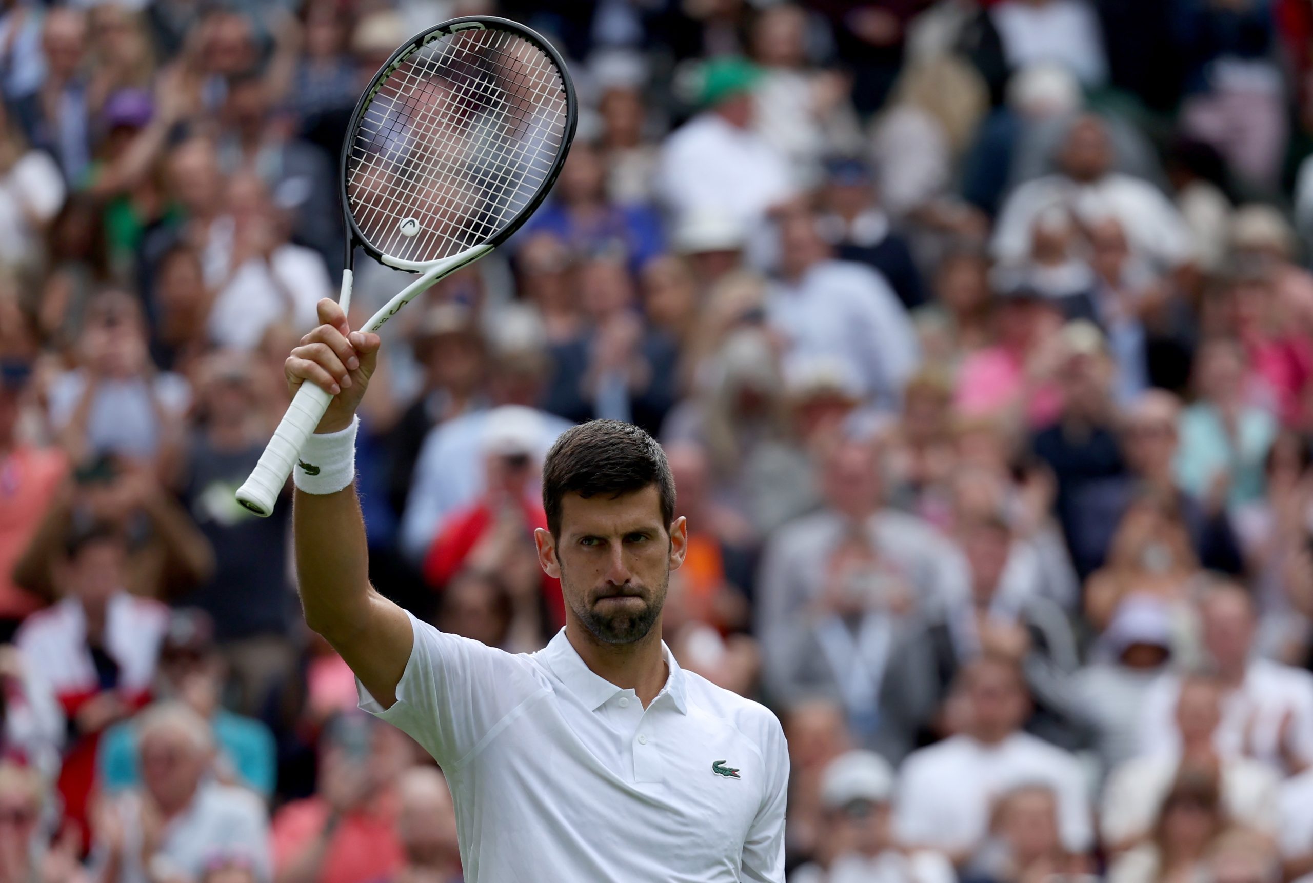 Djokovic apurado para a segunda ronda de Wimbledon