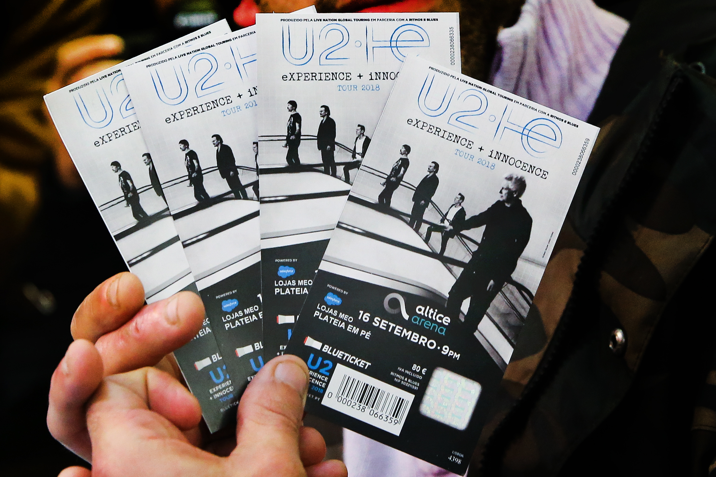 Promotora coloca à venda mais bilhetes para os concertos dos U2 em Portugal