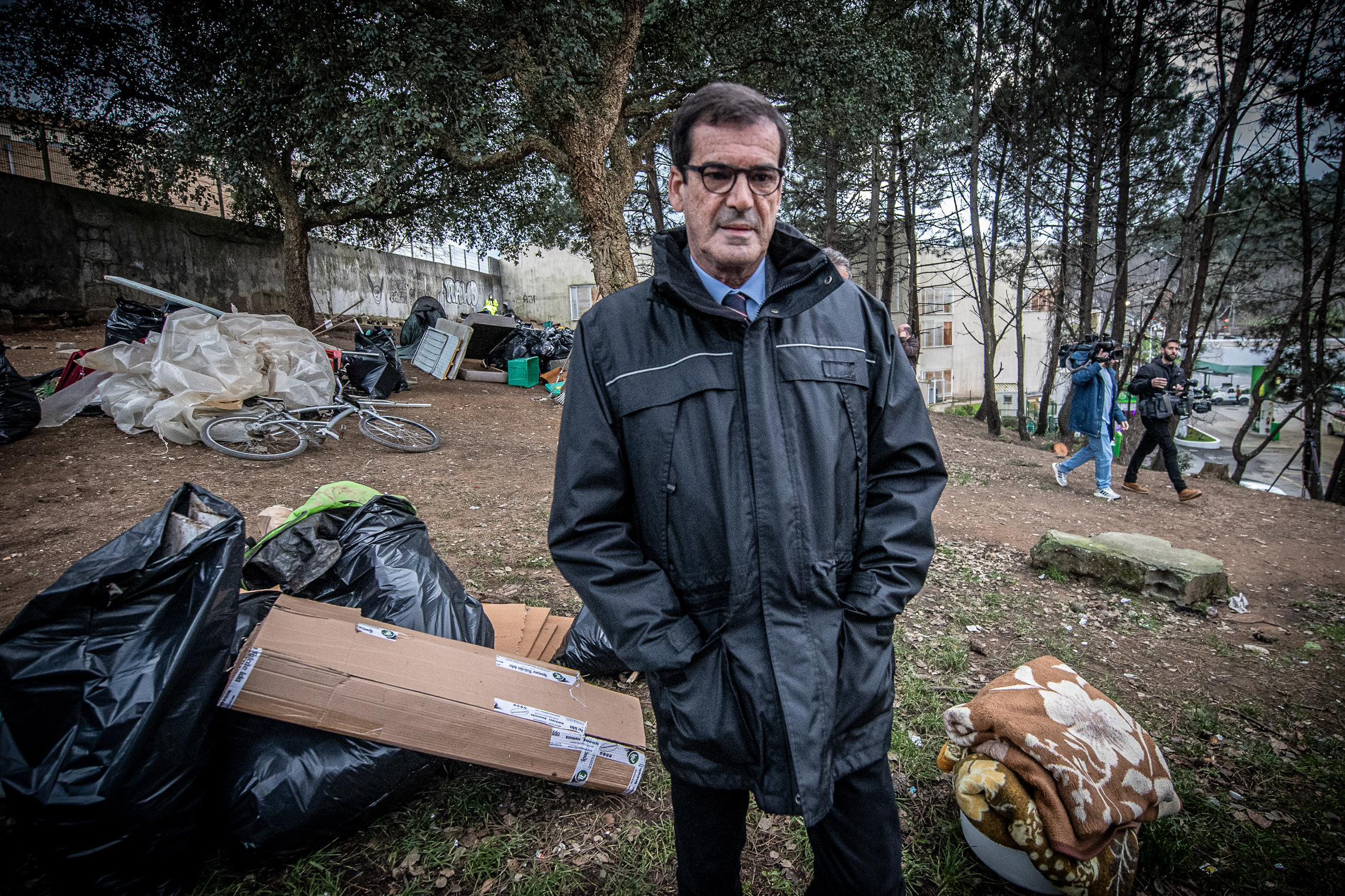 Desmanteladas 18 tendas de consumo de droga em acampamento na Pasteleira no Porto