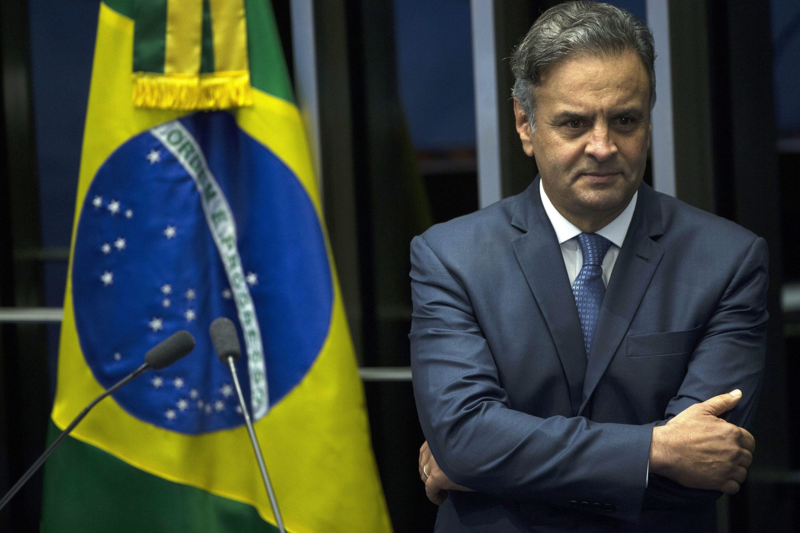 Polícia brasileira realiza buscas em casa de familiares do senador Aécio Neves