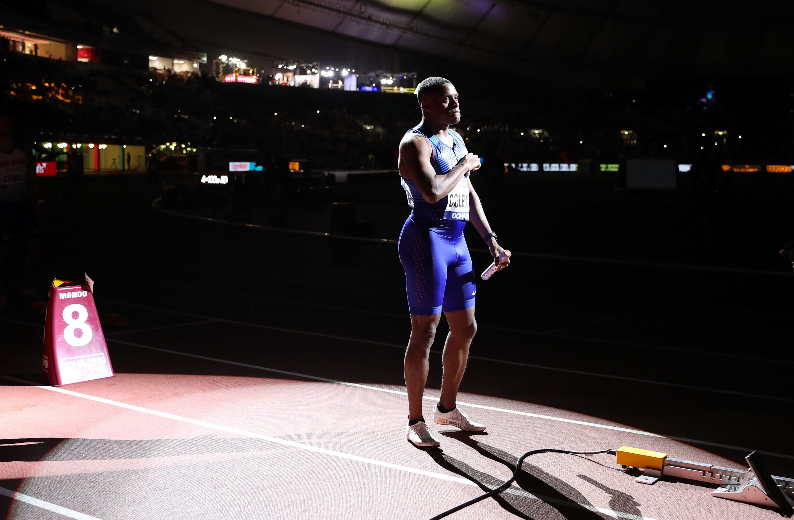 Velocista Christian Coleman suspenso após falhar novo controlo antidoping