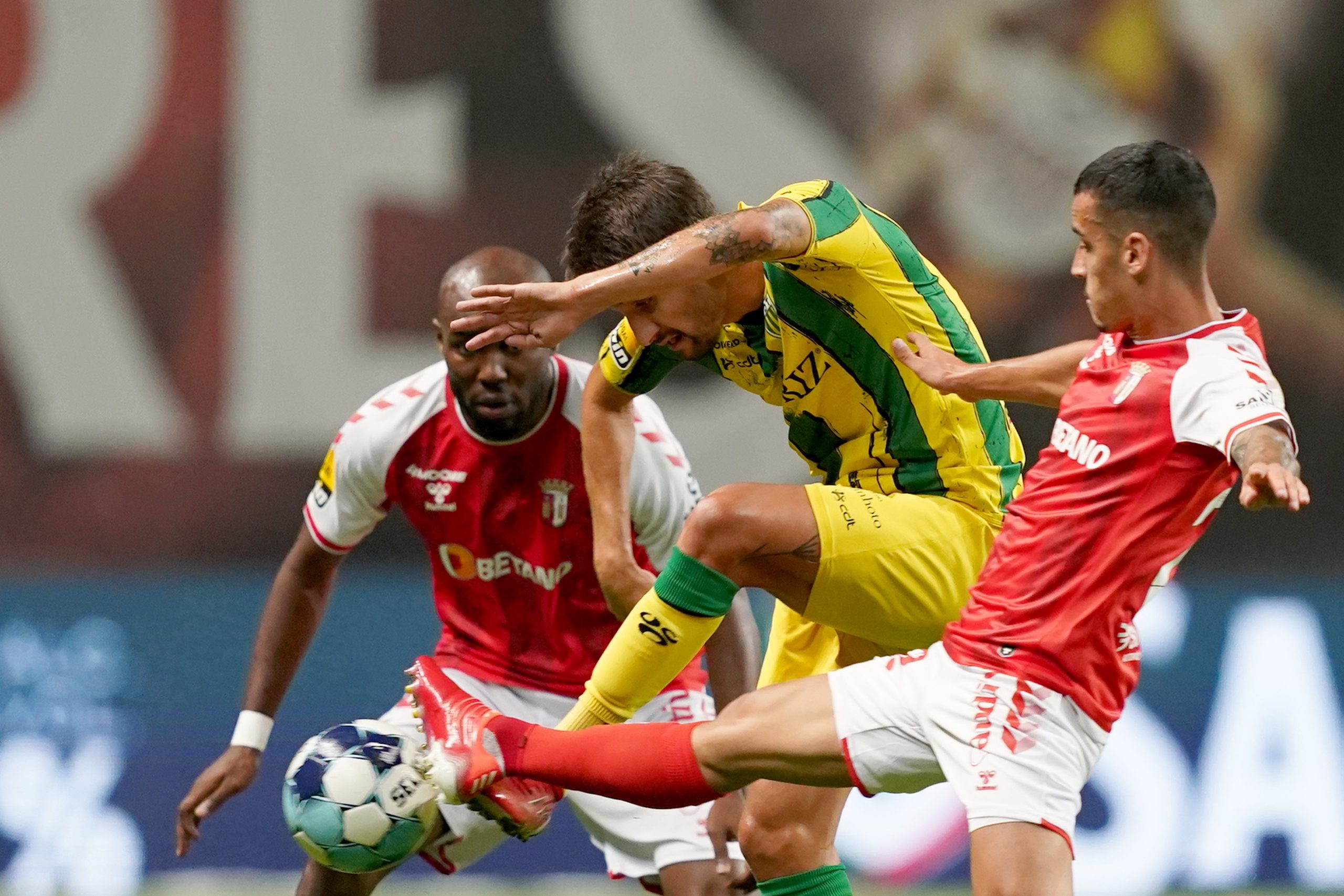 Sporting de Braga vence Tondela e sobe ao quinto lugar da I Liga