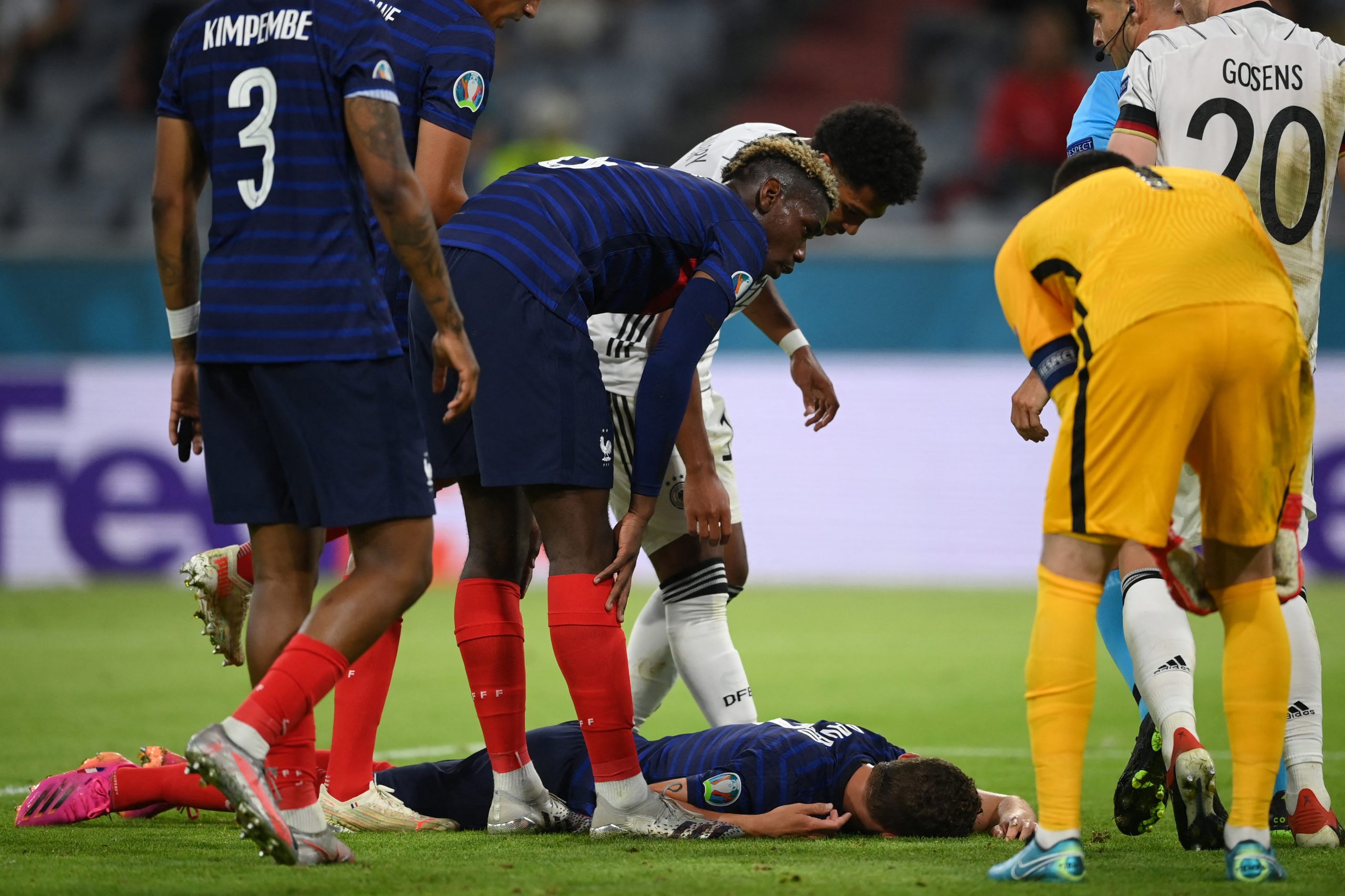 Euro2020: Sindicato internacional de futebolistas pede explicações à UEFA sobre Pavard