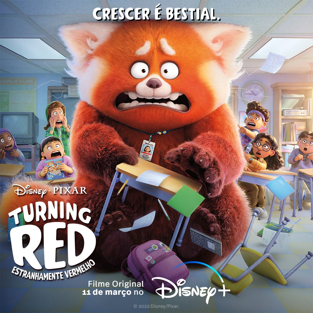 Novo filme da Pixar quer ser inspirador com história sobre adolescência feminina