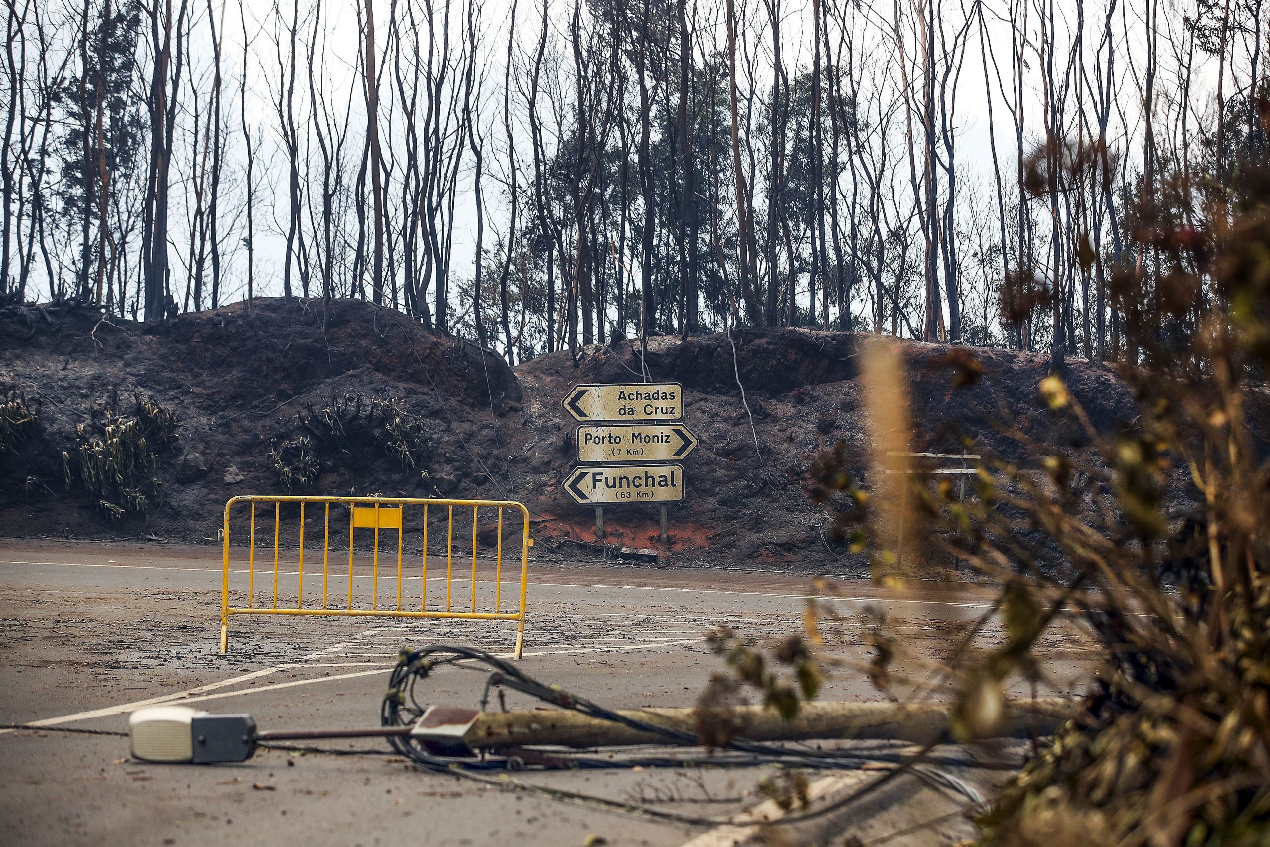 Estrada para as zonas altas do Porto Moniz já foi reaberta