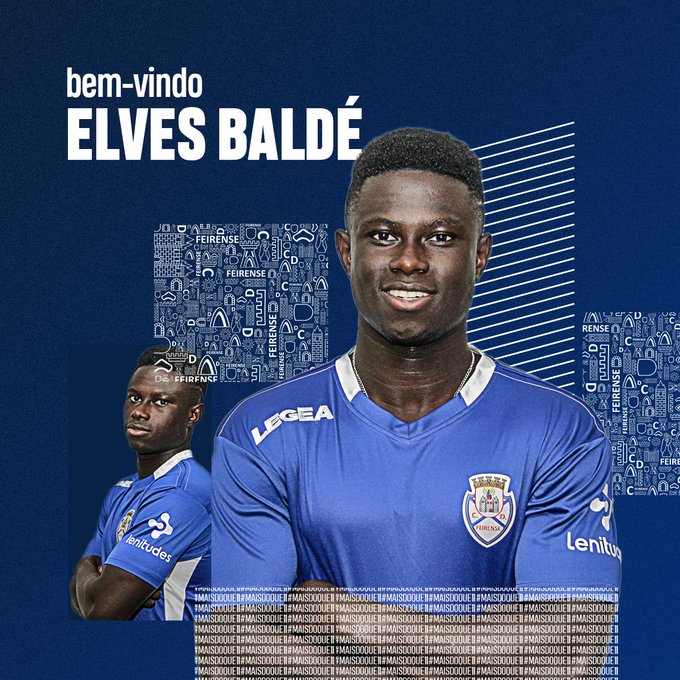 Elves Baldé reforça o Feirense por empréstimo do Sporting