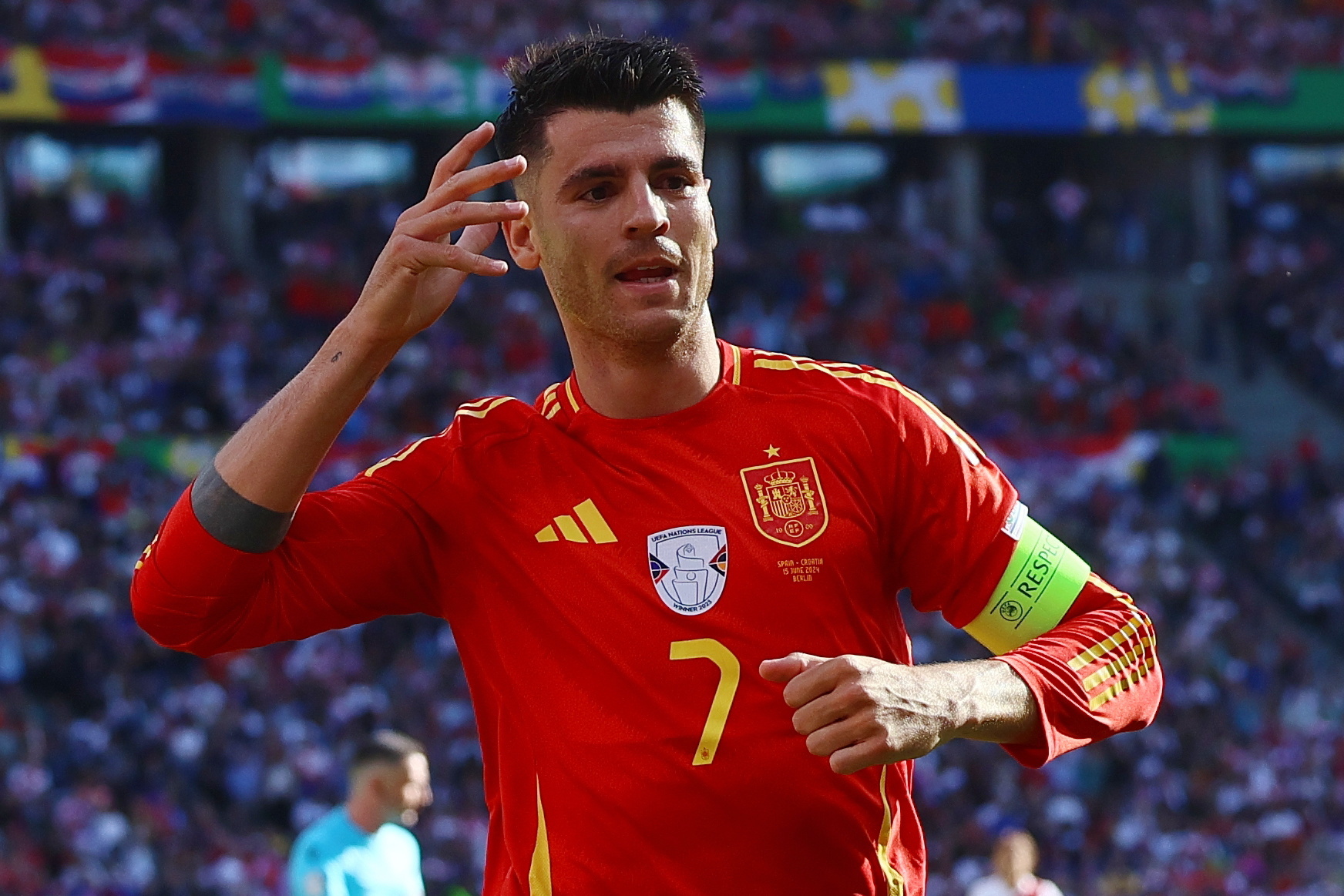 Uefa suspende Morata e Rodri por cantarem ‘Gibraltar é espanhol’